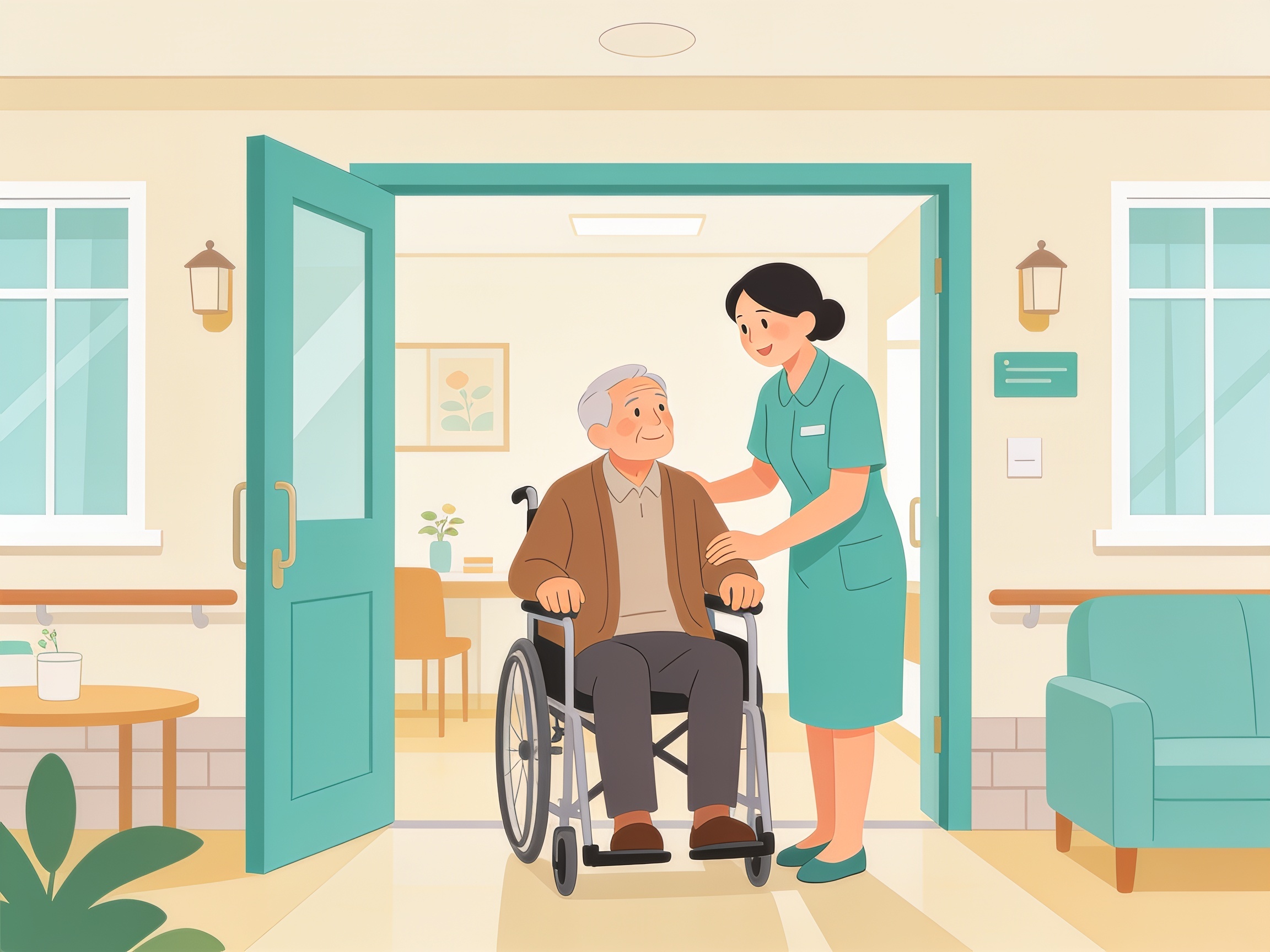 Residential Care — AI illustration