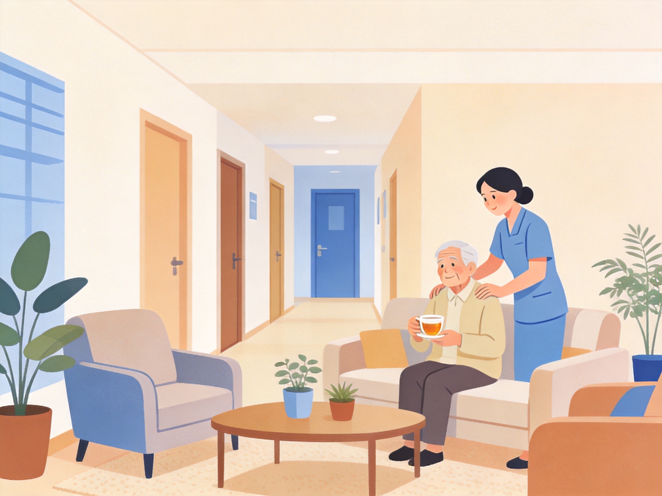 Residential Care — AI illustration