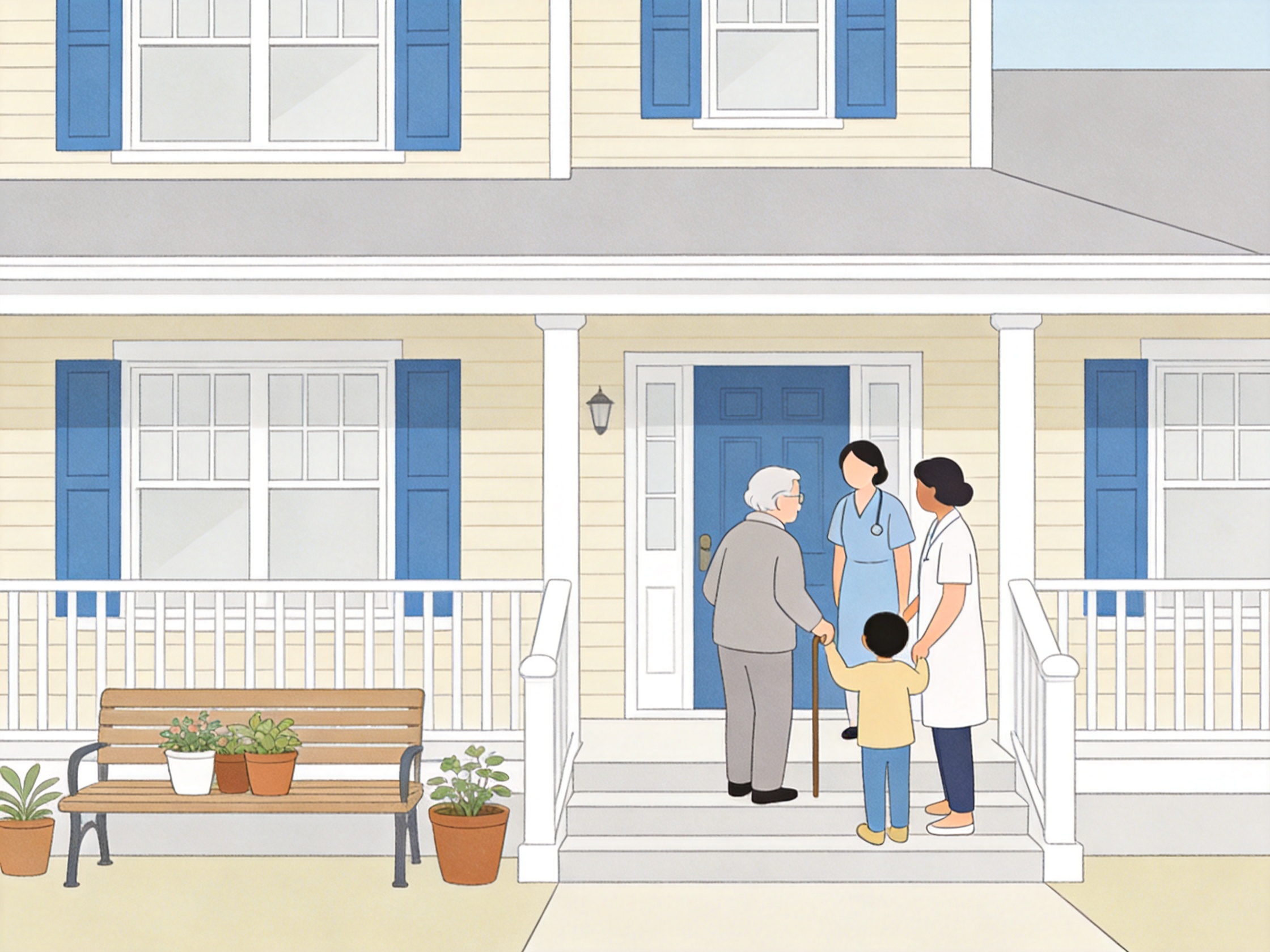 Residential Care — AI illustration