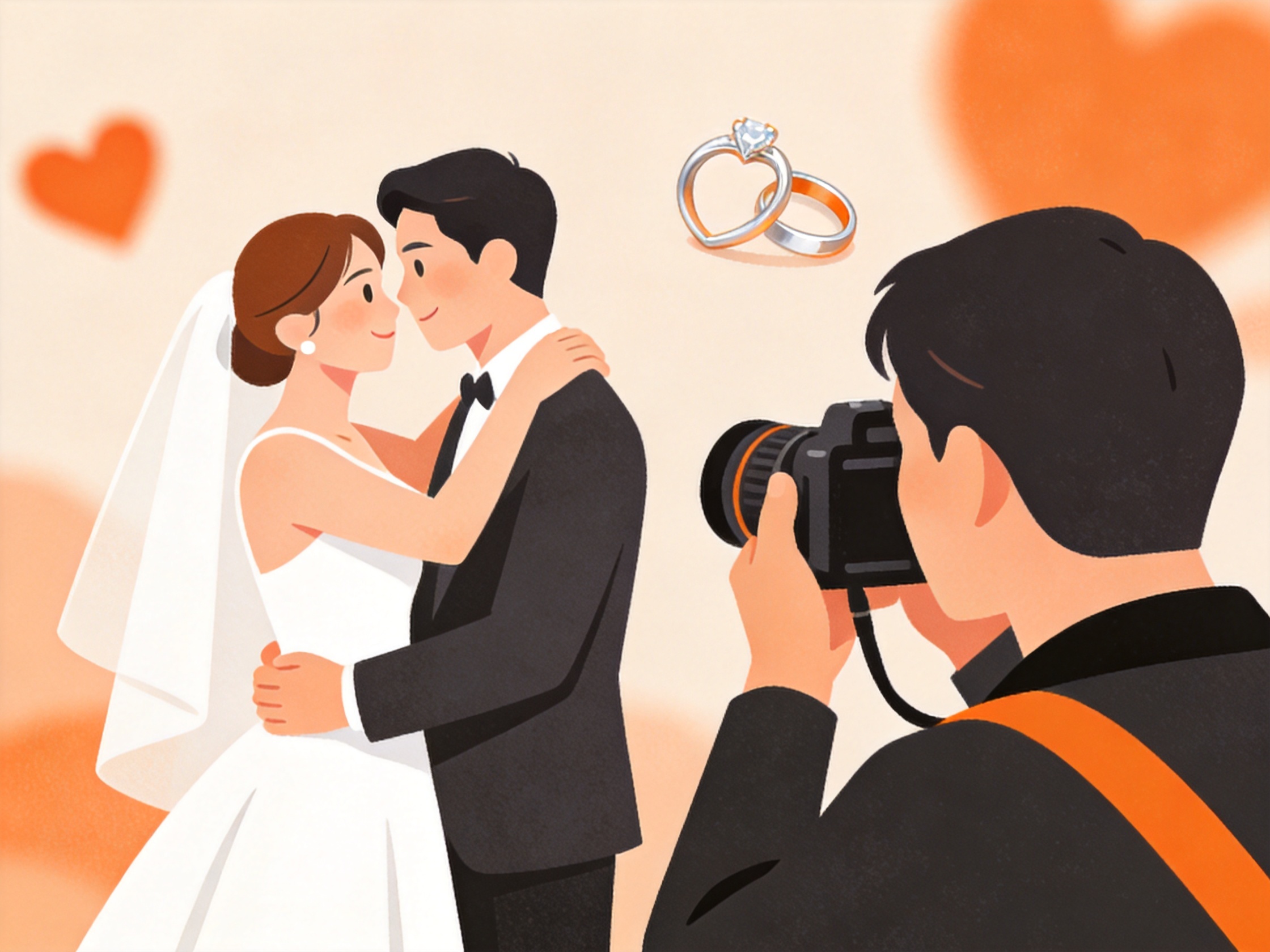 Hochzeitsfotograf — AI illustration