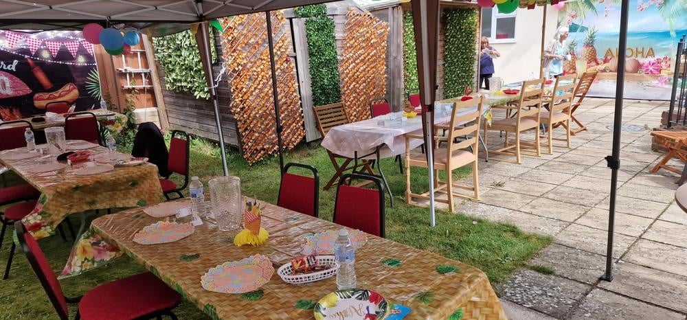 Summer BBQ at Rose Cottage Nursing Swindon