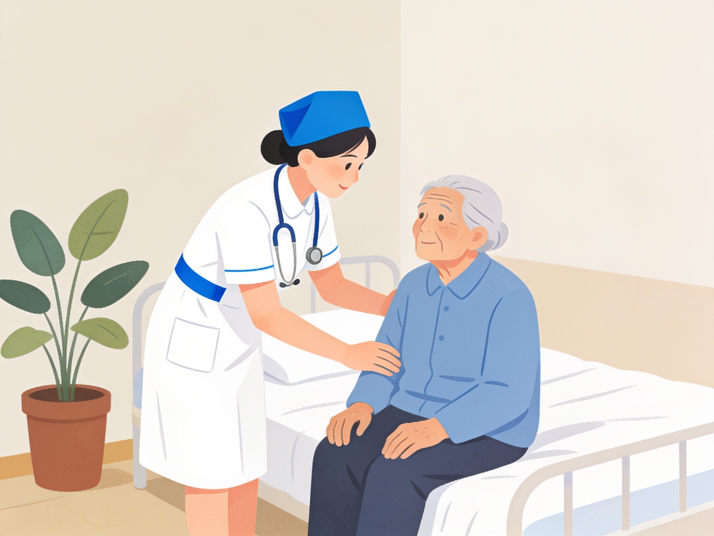 Nursing Care — AI illustration