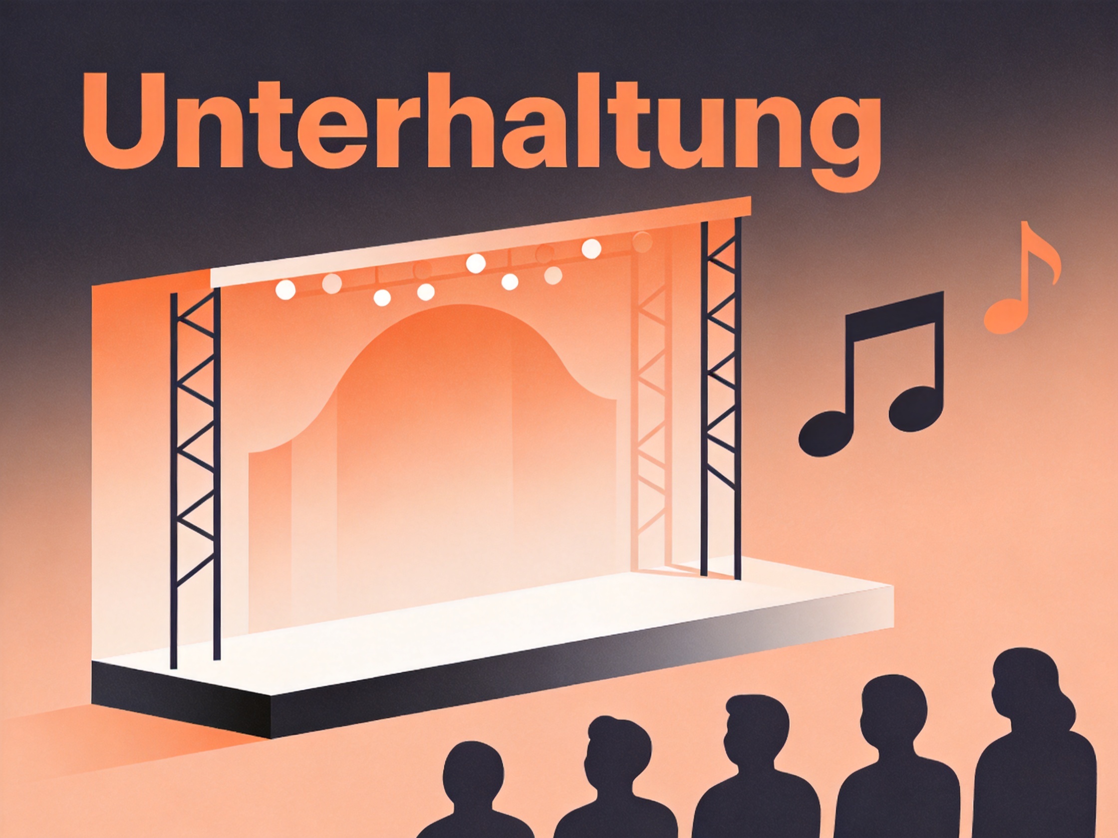 Unterhaltung — AI illustration