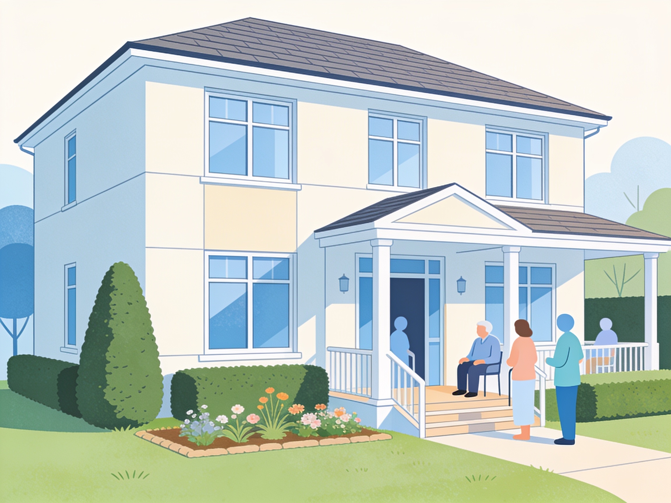 Residential Care — AI illustration