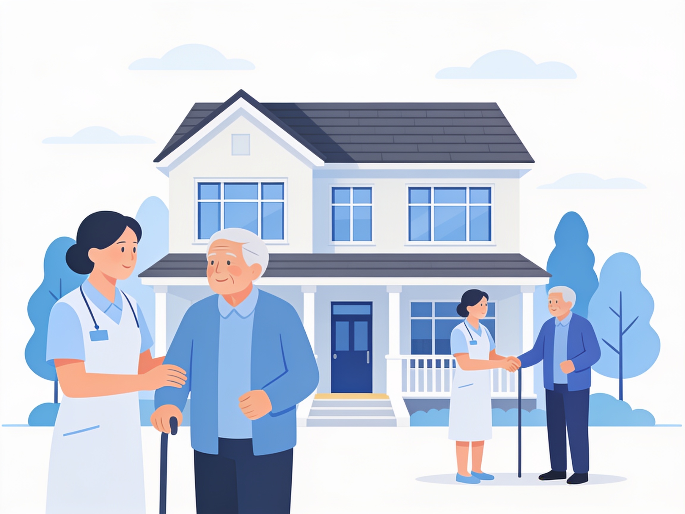 Residential Care — AI illustration