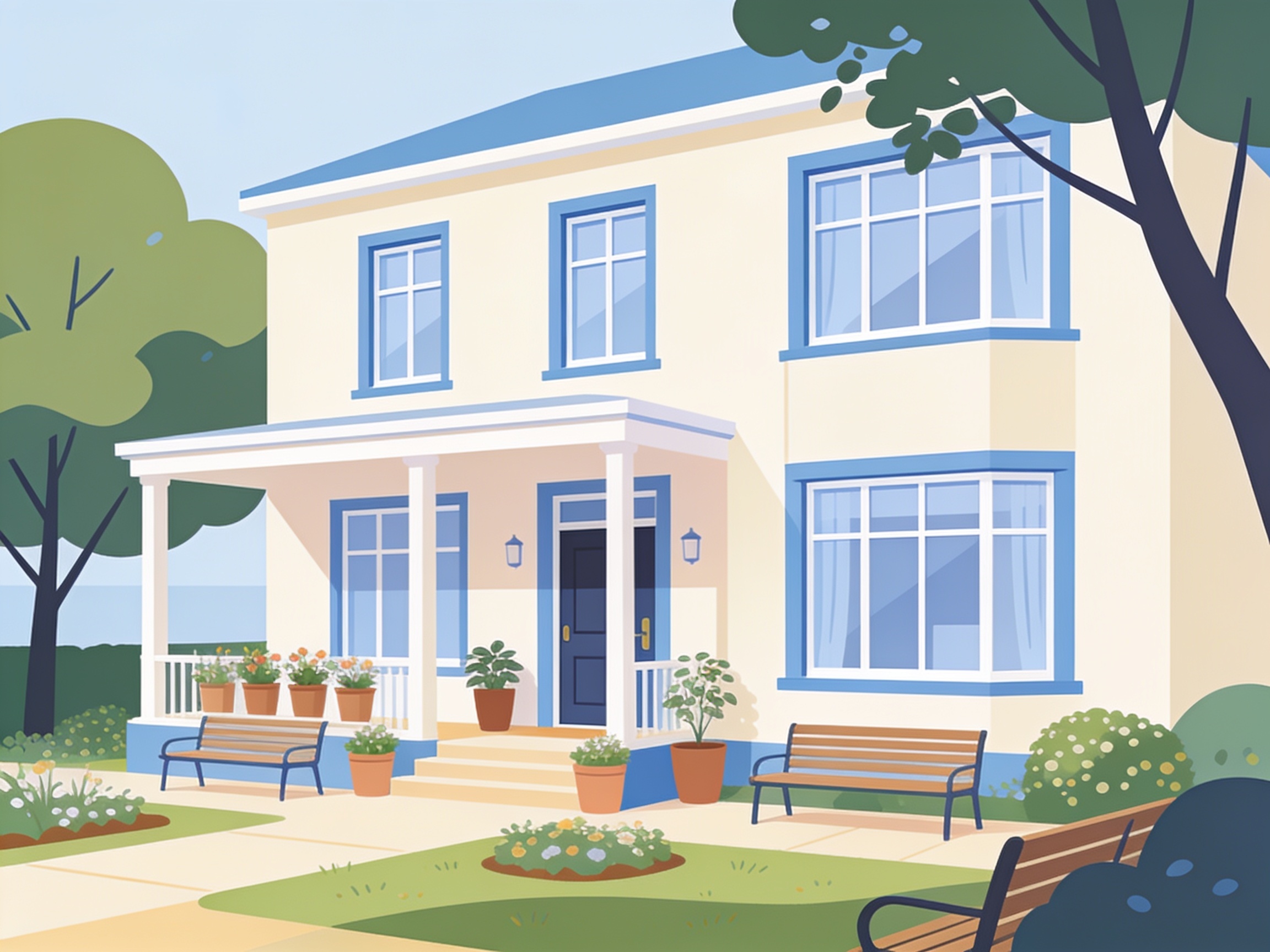 Residential Care — AI illustration