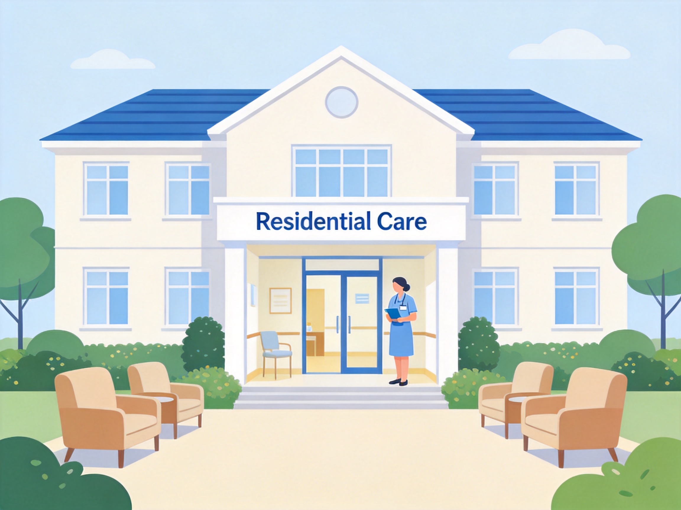 Residential Care — AI illustration