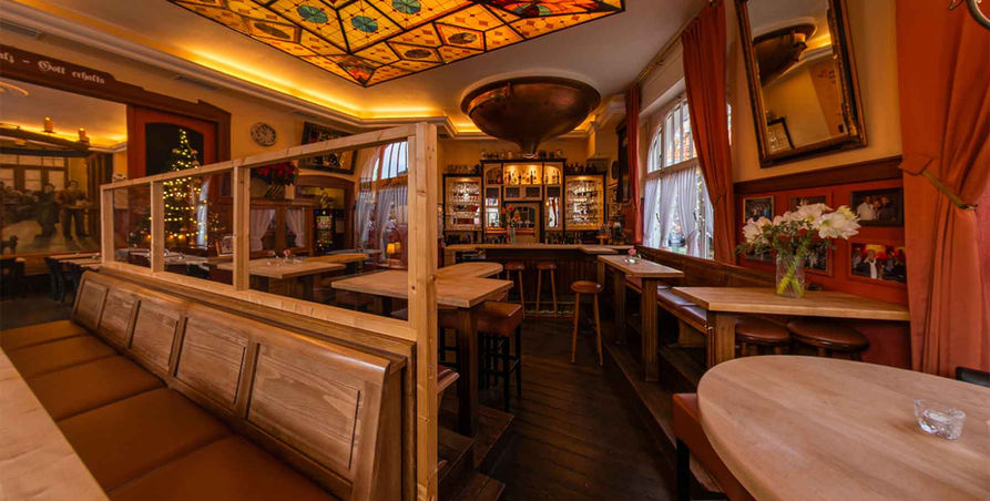 Eingangsbereich Brauhaus Saarner Hof