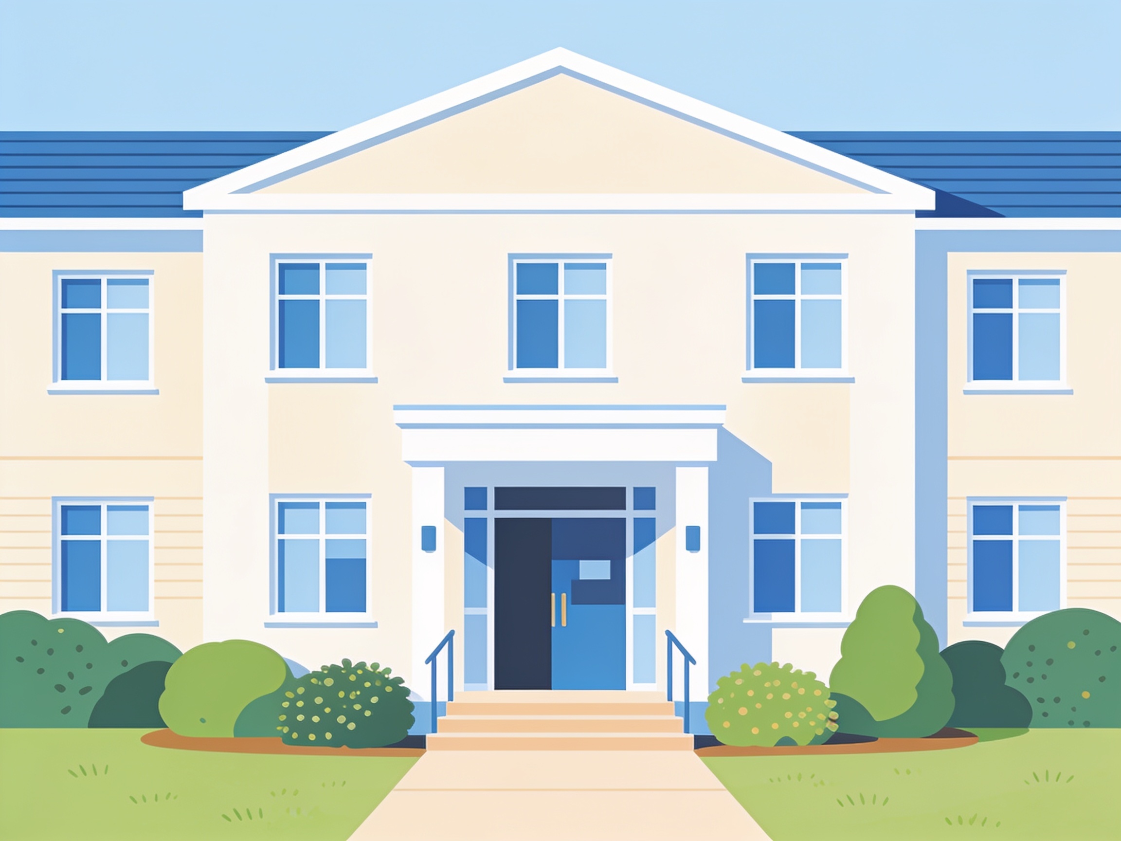 Residential Care Home — AI illustration