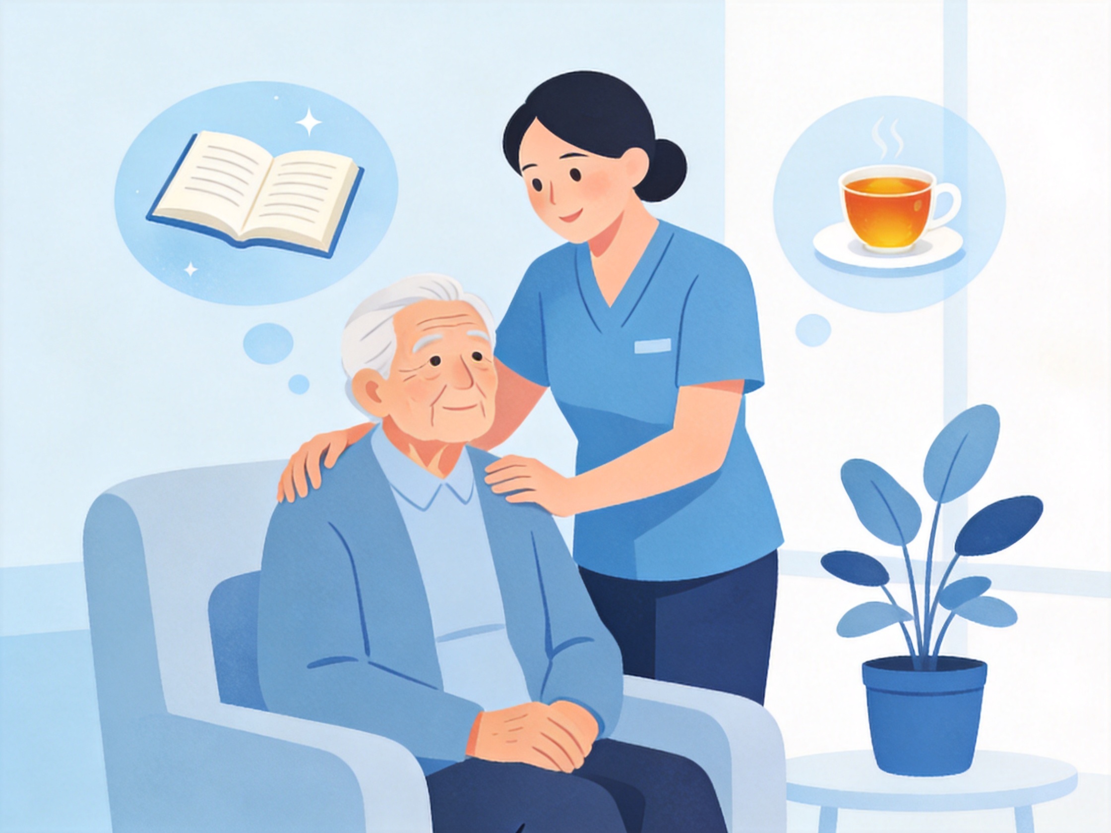 Dementia Care — AI illustration