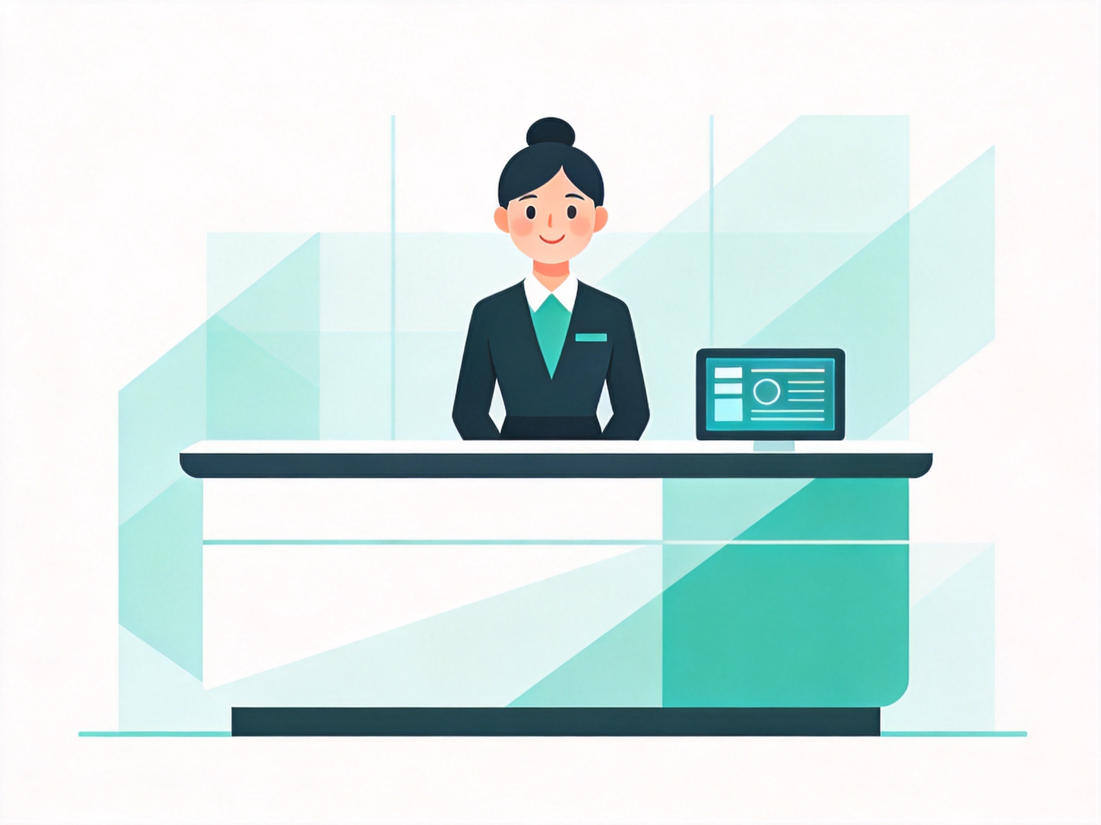 AI Receptionist — AI illustration