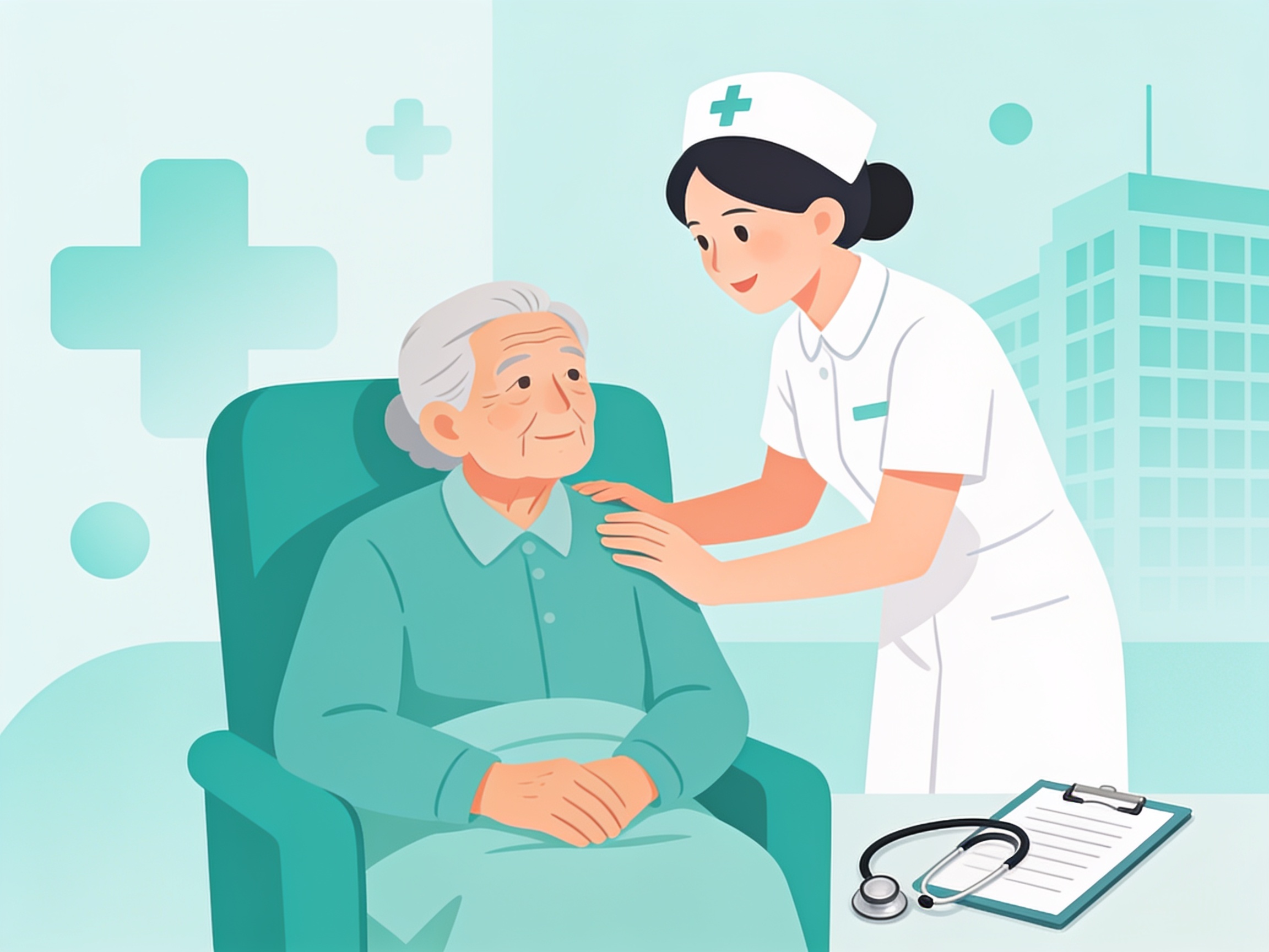 Nursing Care — AI illustration