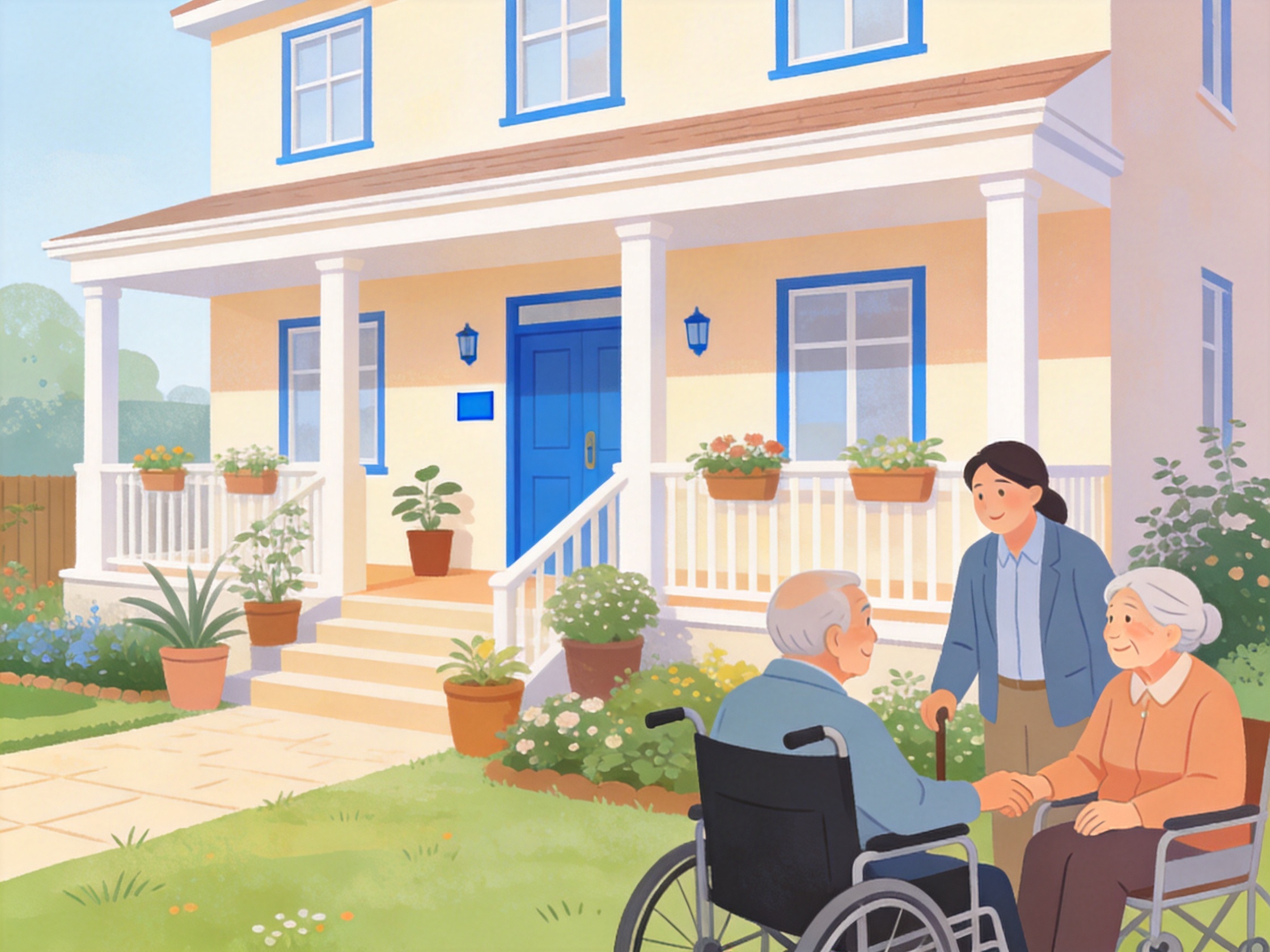 Residential Care — AI illustration