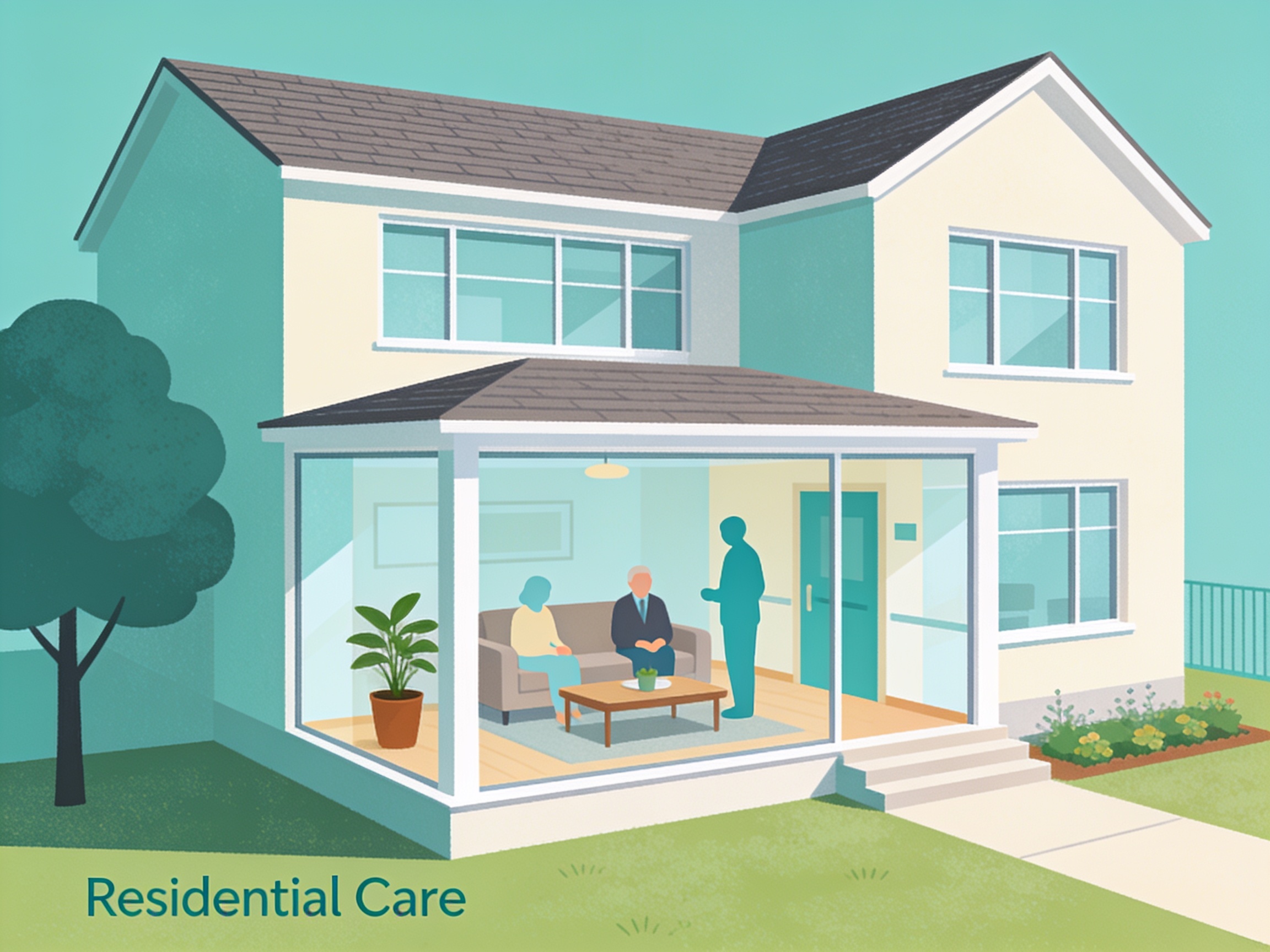 Residential Care — AI illustration
