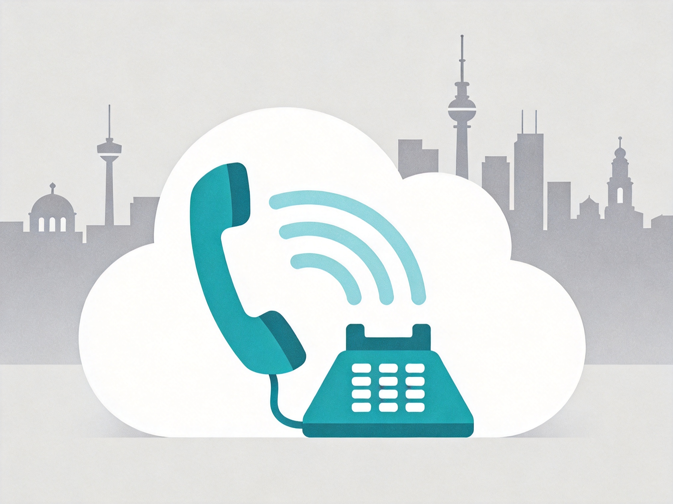 Cloud Telefonanlage — AI illustration