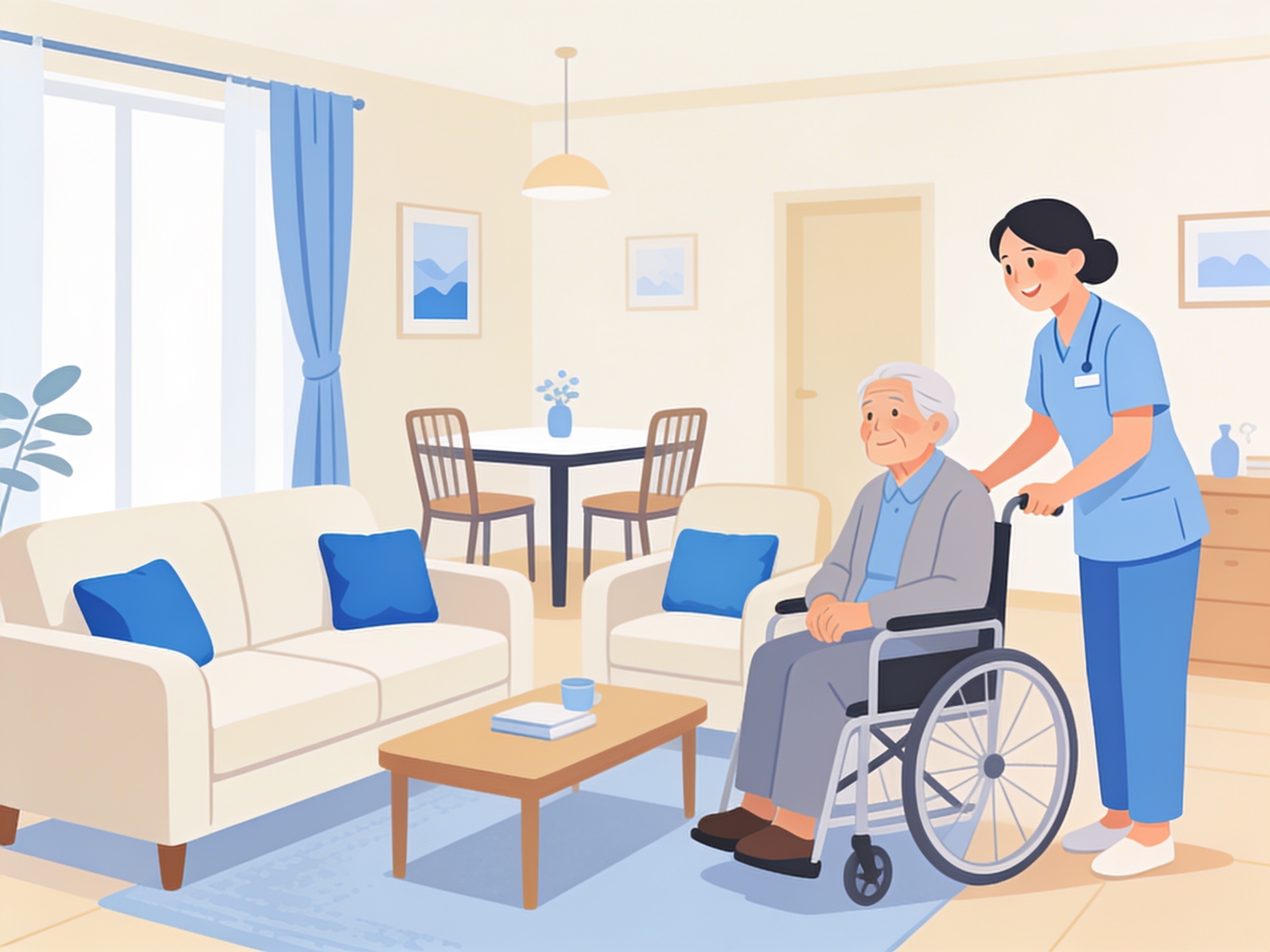 Residential Care — AI illustration