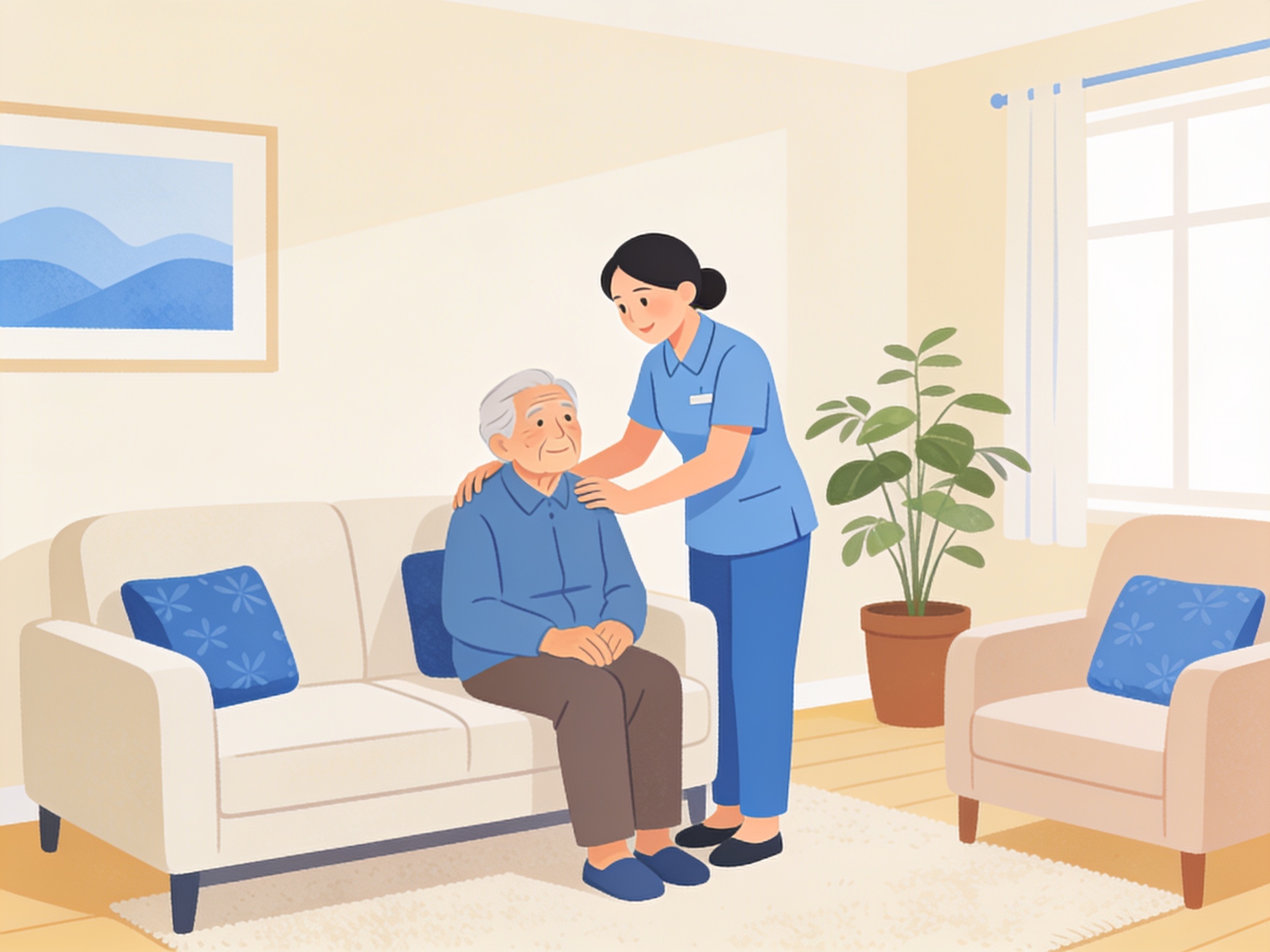 Residential Care — AI illustration