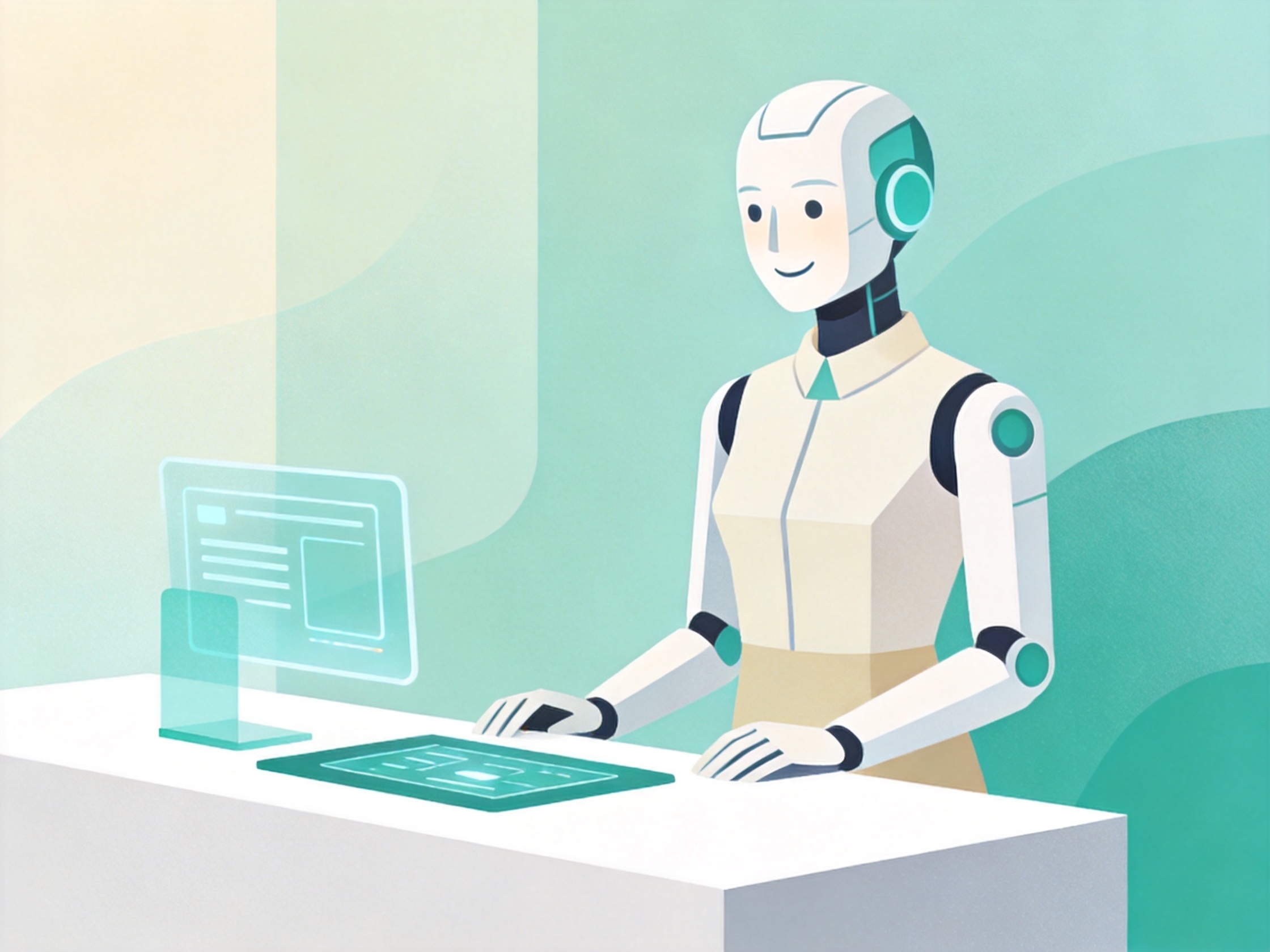 AI Receptionist — AI illustration