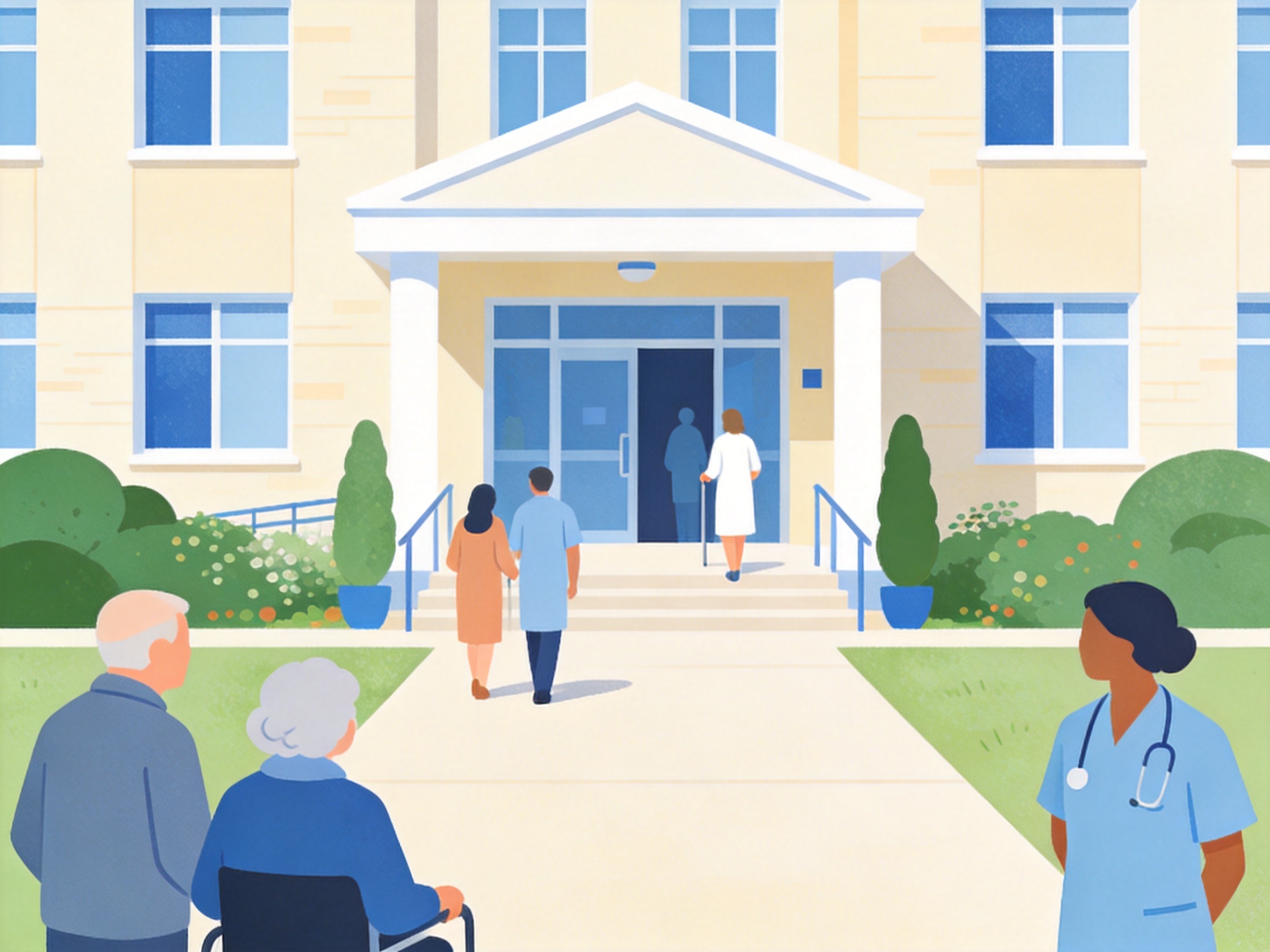 Residential Care Home — AI illustration