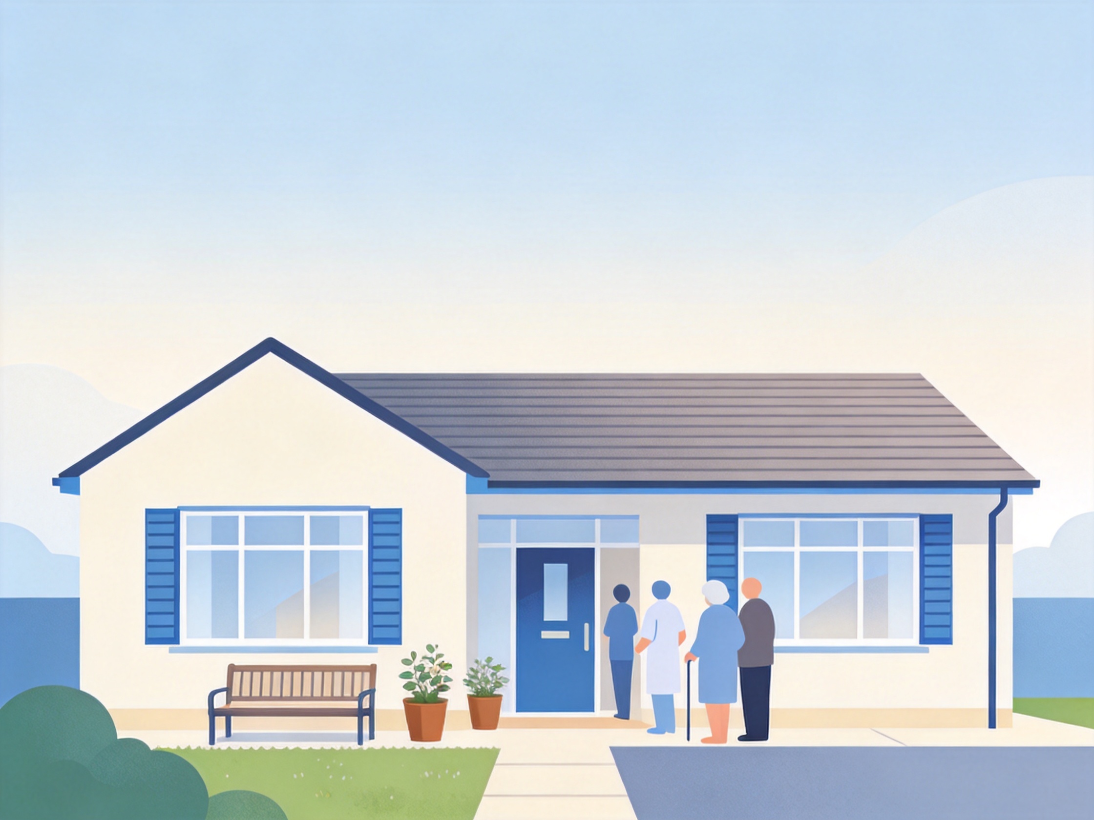 Residential Care — AI illustration