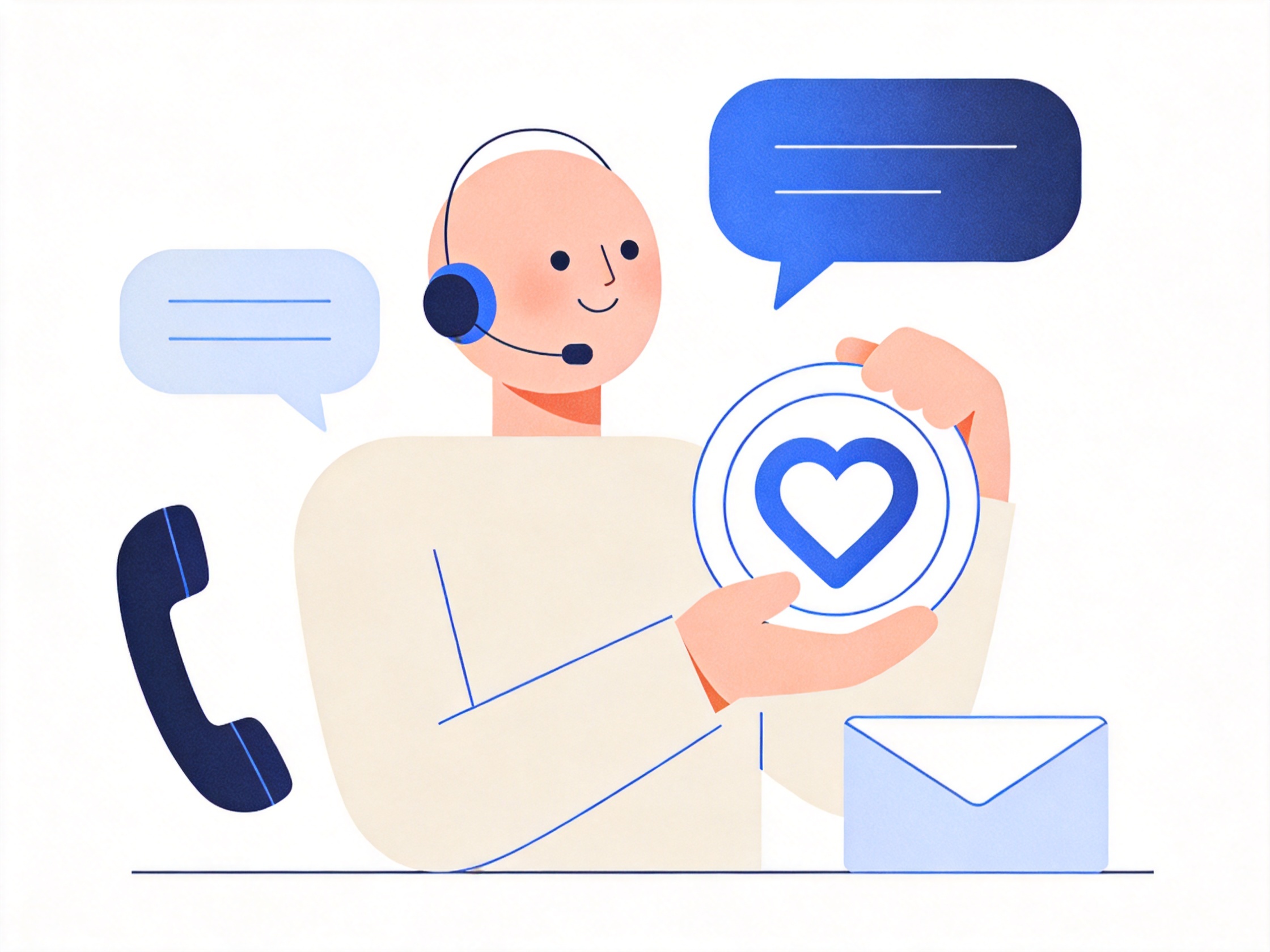 Customer Service — AI illustration