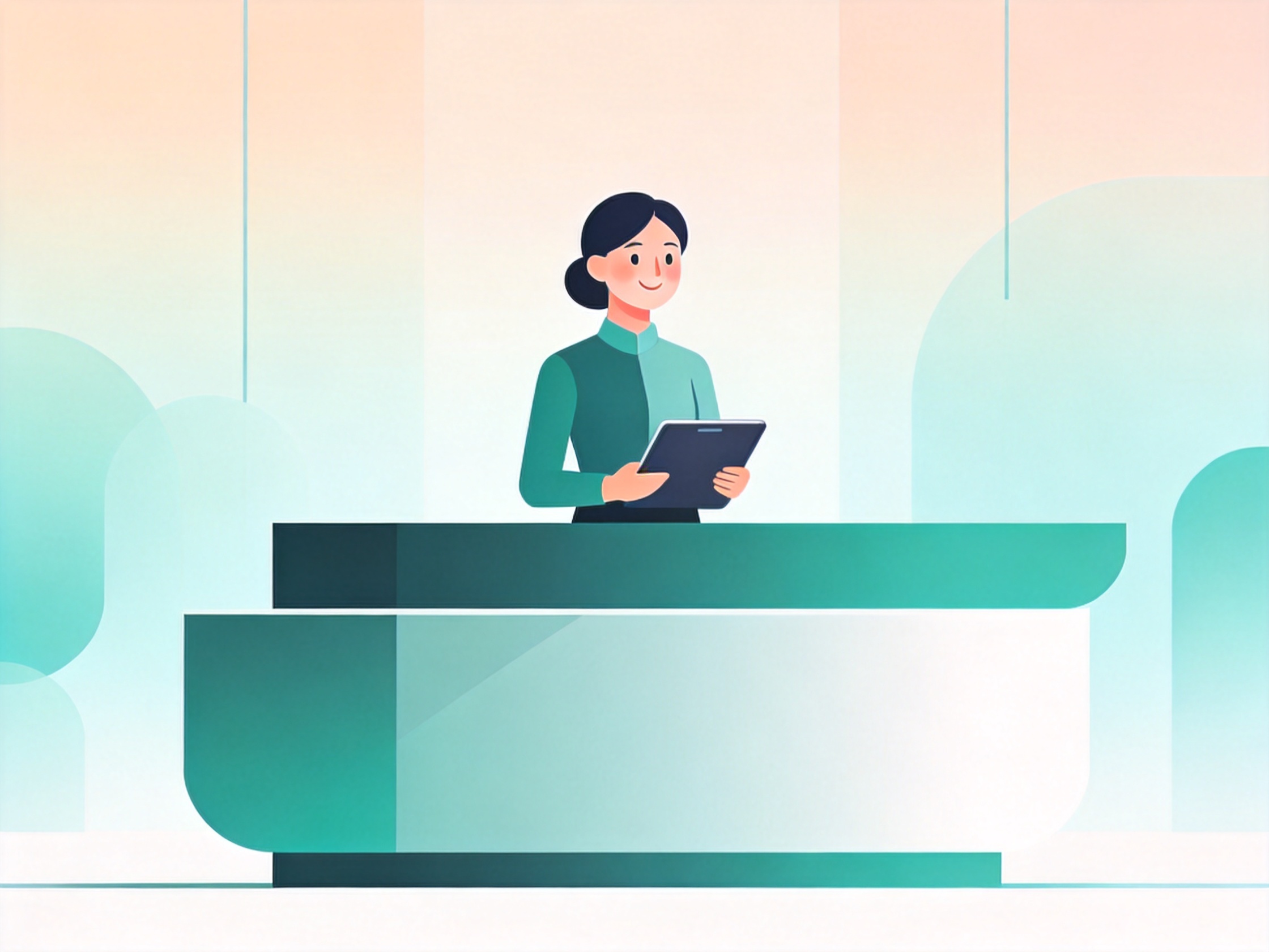 AI Receptionist — AI illustration
