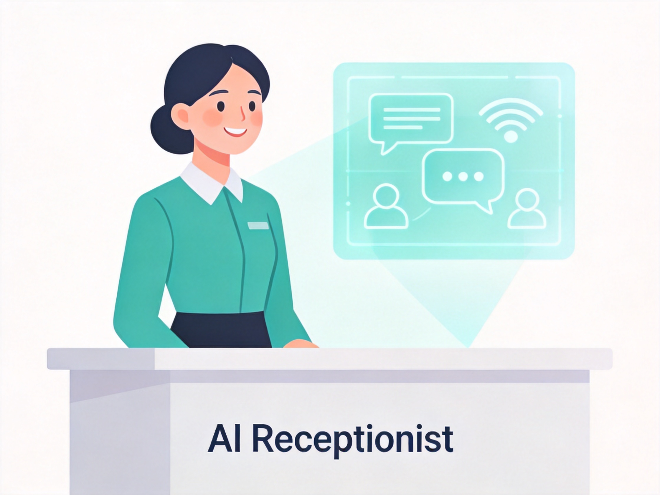 AI Receptionist — AI illustration