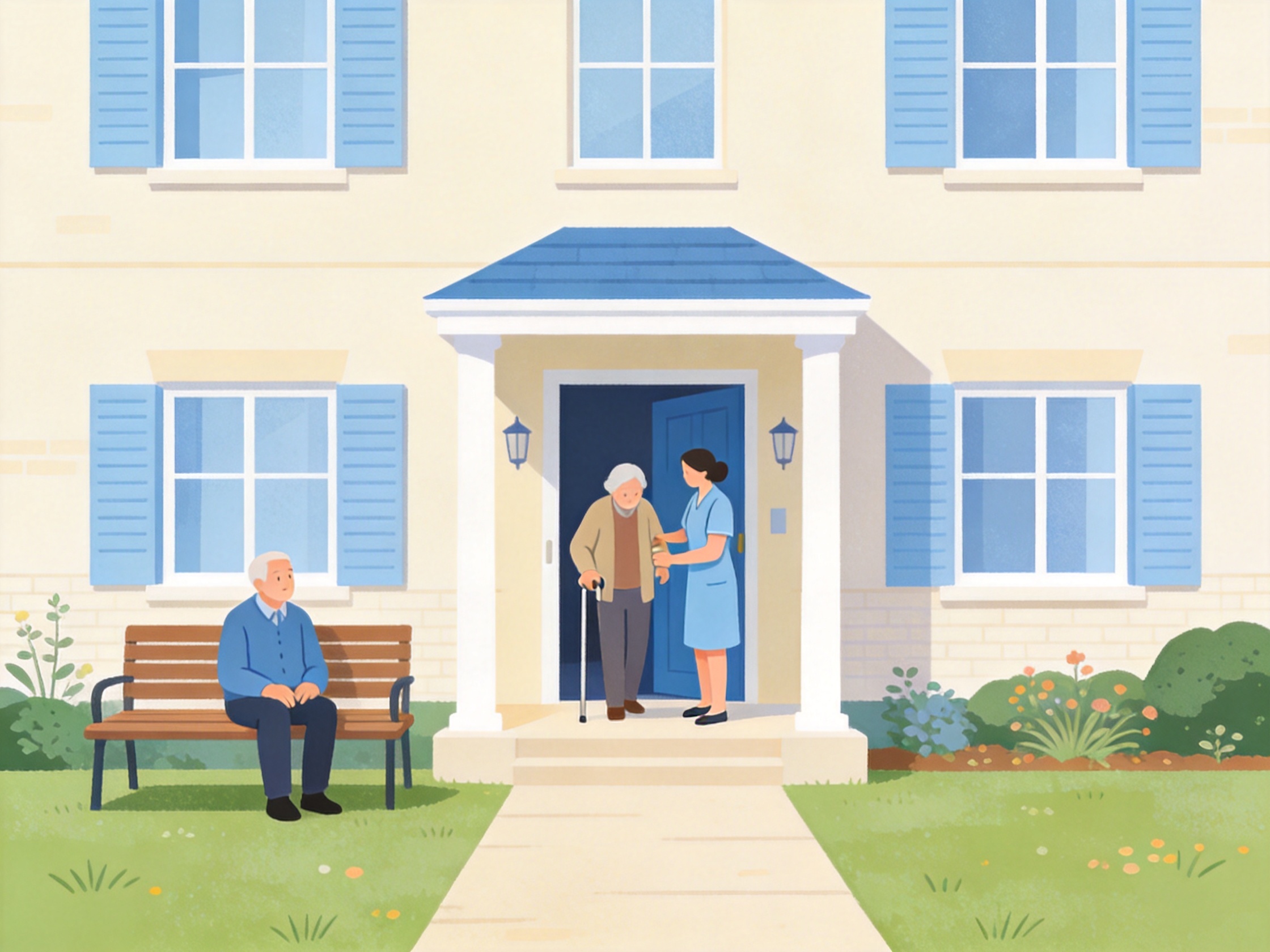 Residential Care — AI illustration
