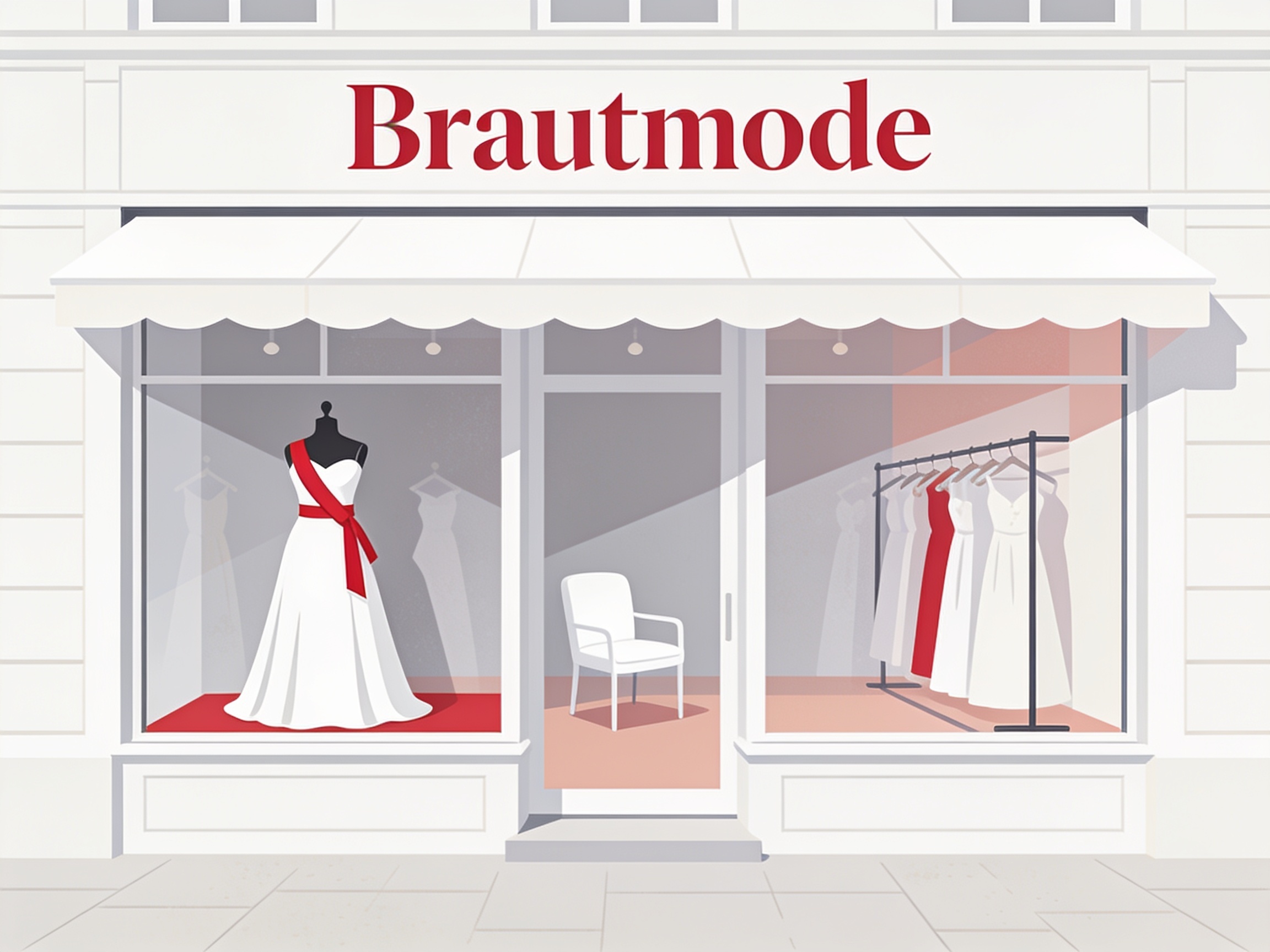Brautmode-Glamour