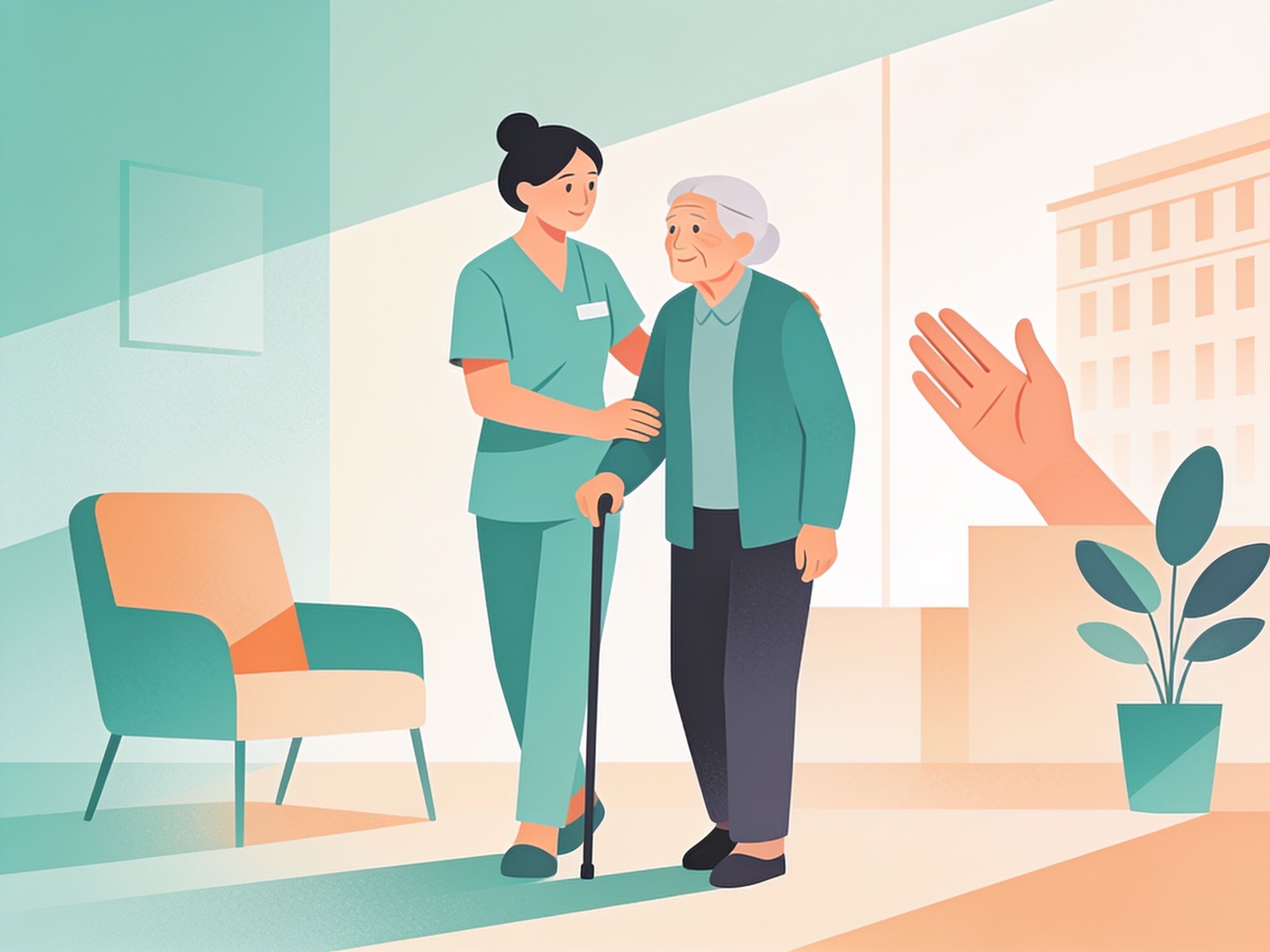Dementia Care — AI illustration