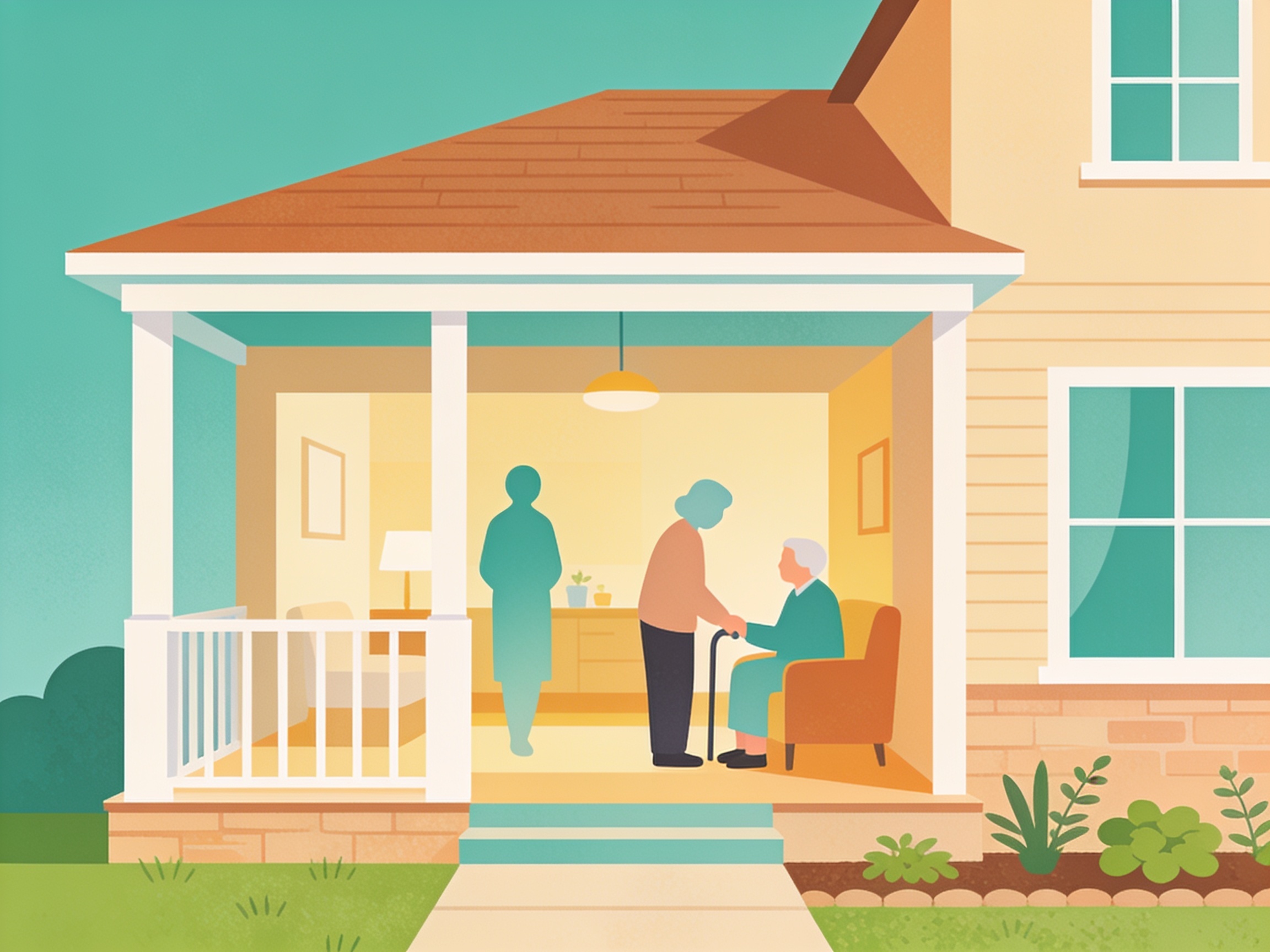 Residential Care — AI illustration