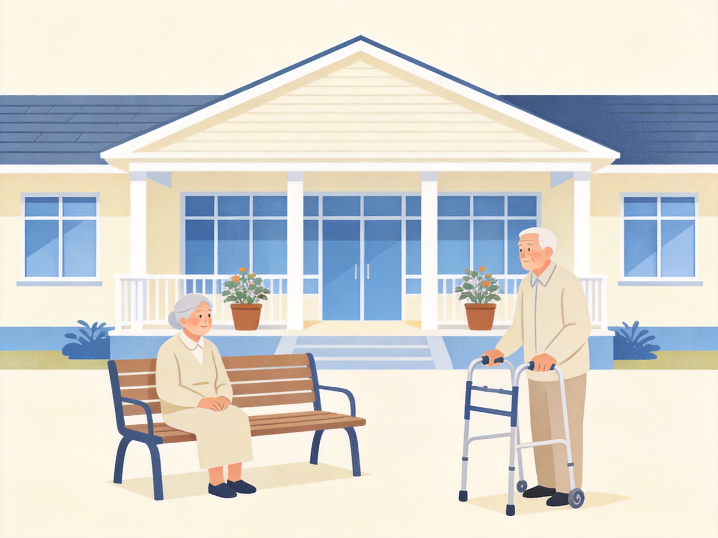 Nursing Home — AI illustration