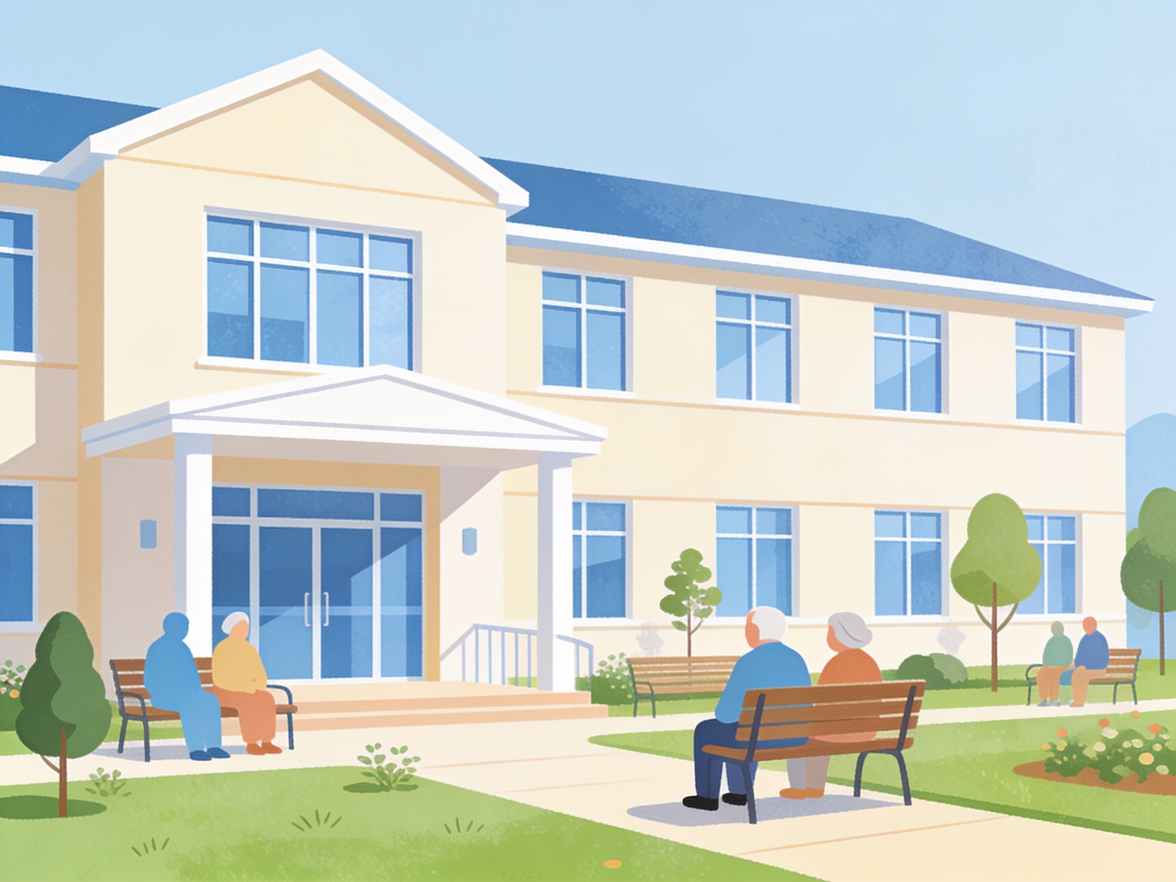 Nursing Home — AI illustration