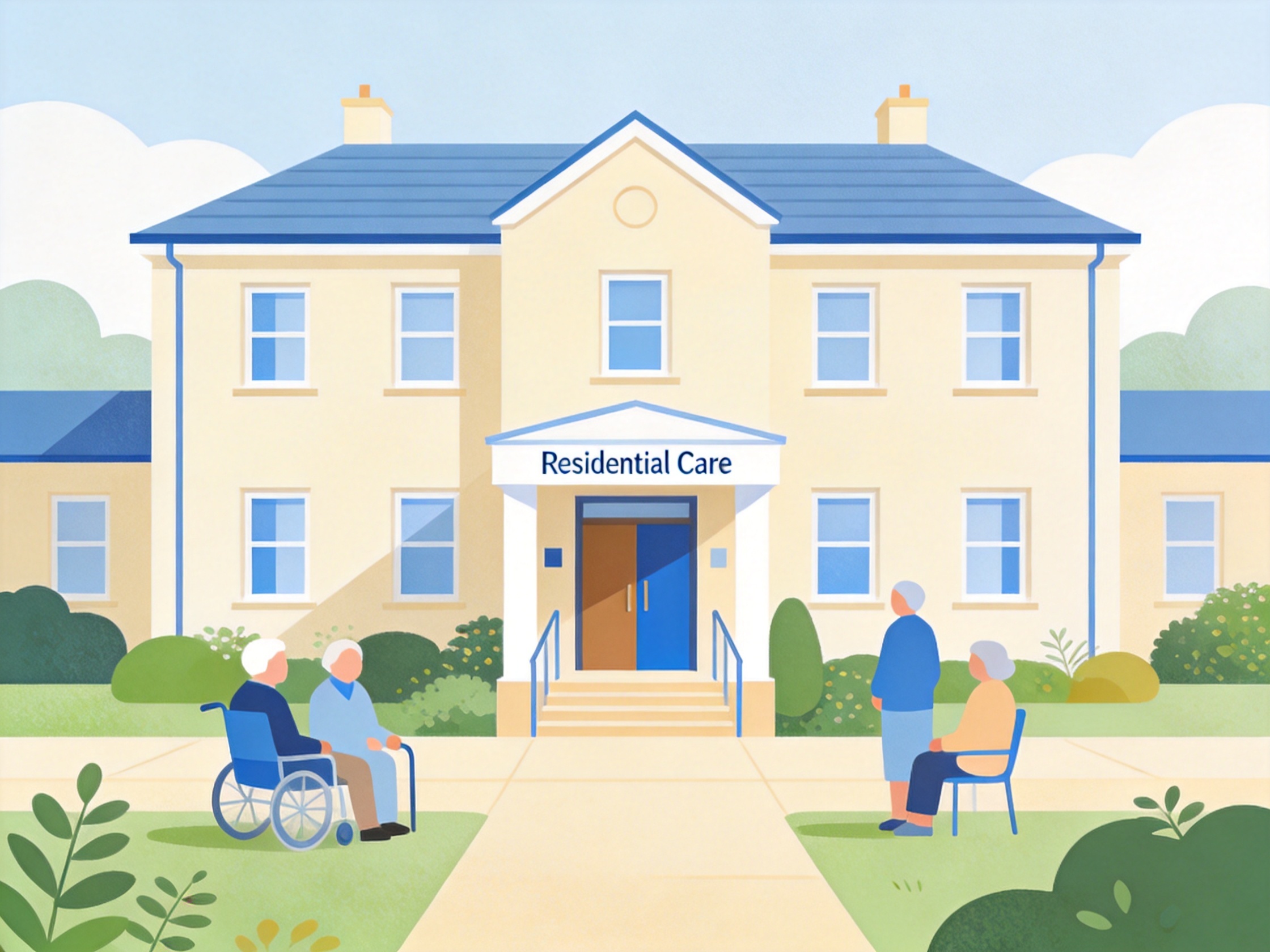 Residential Care — AI illustration