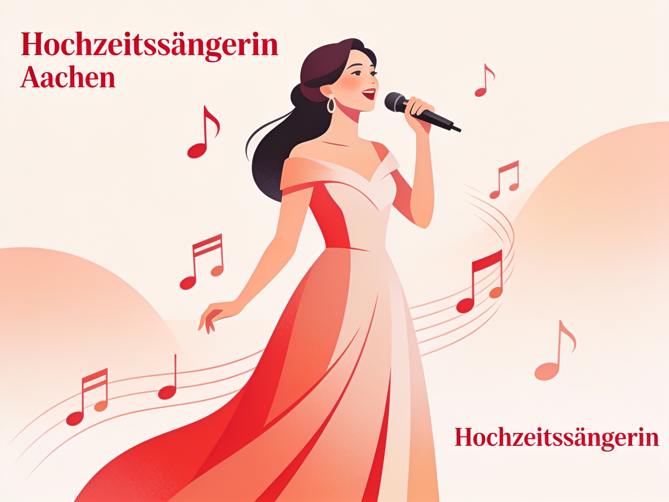 Hochzeitssängerin — AI illustration
