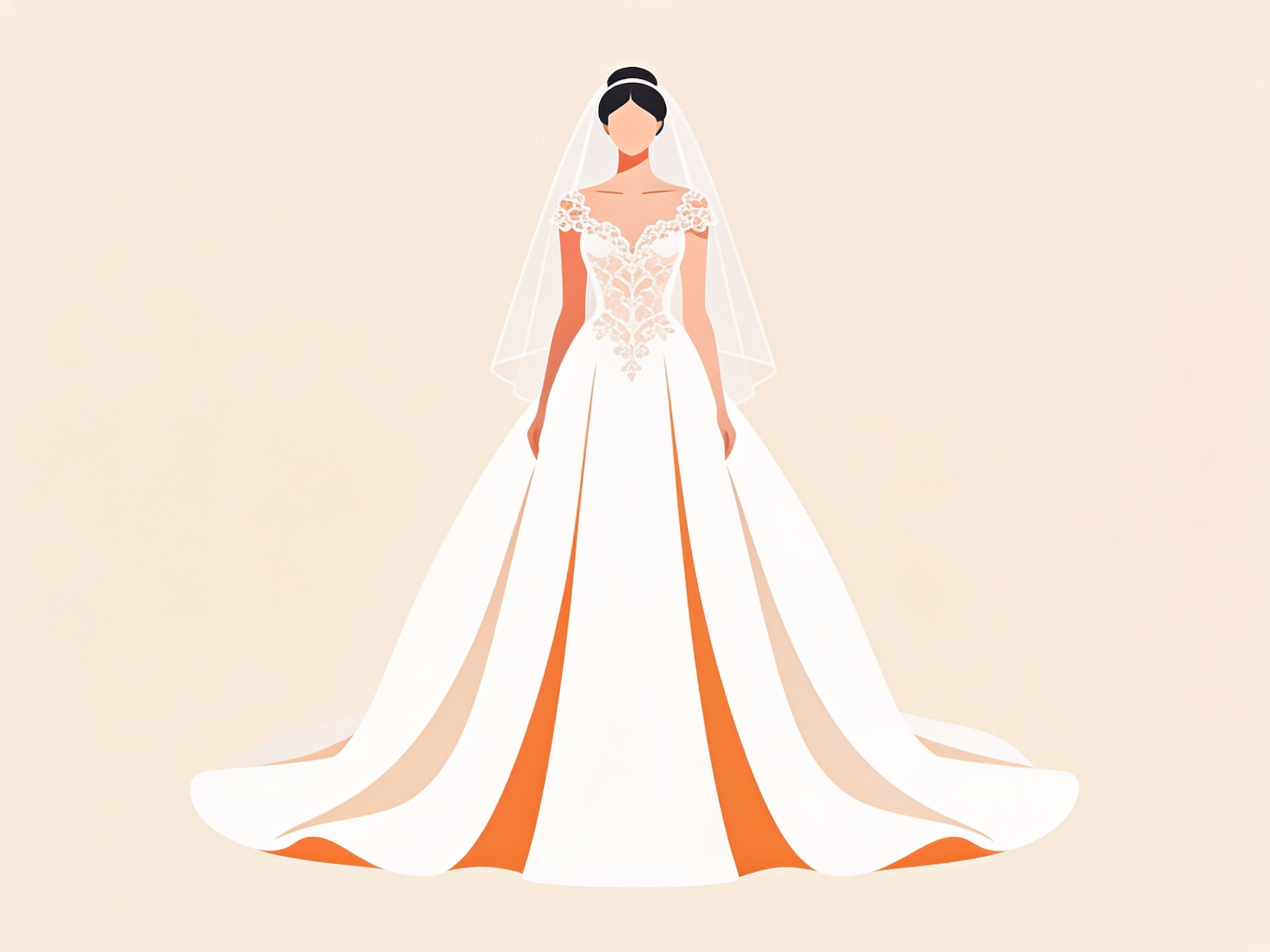 Brautmode — AI illustration