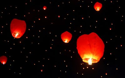 Leises Feuerwerk zur Hochzeit