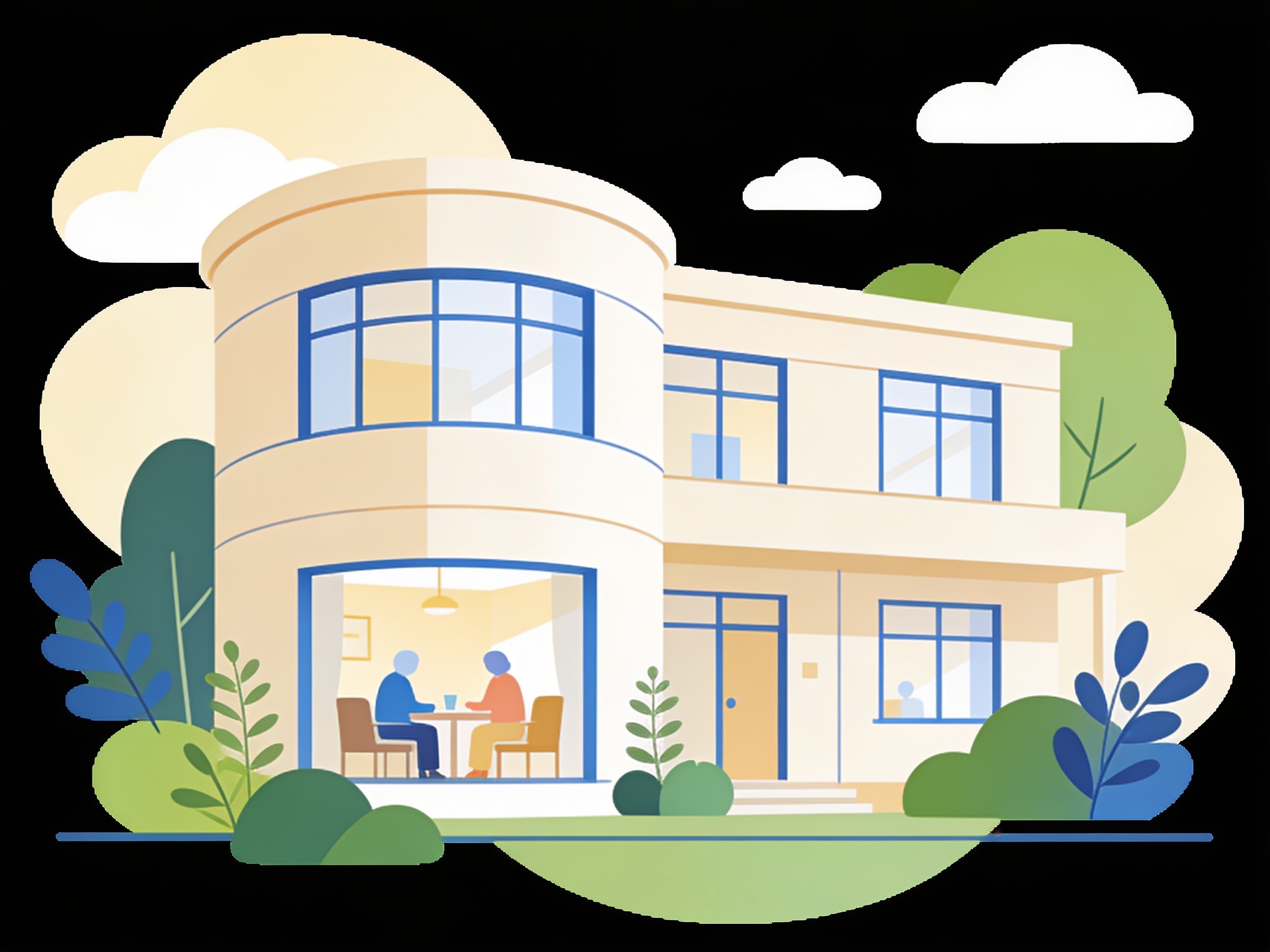 Residential Care — AI illustration