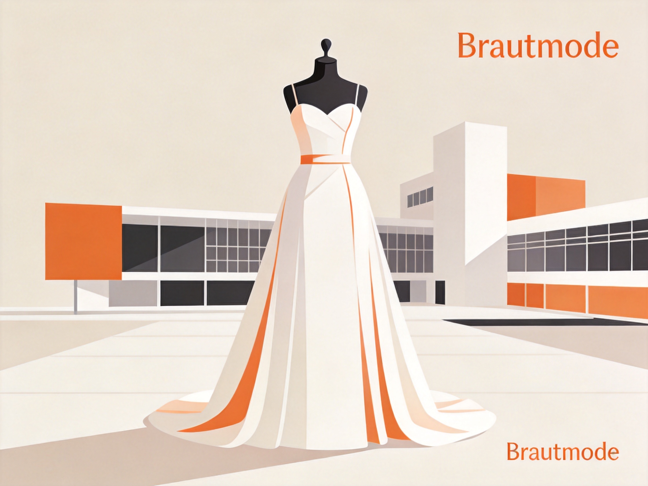 Brautmode — AI illustration