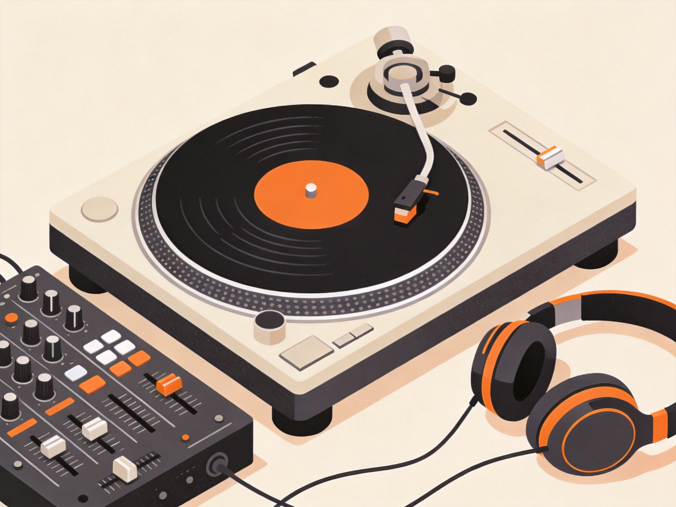 DJ — AI illustration