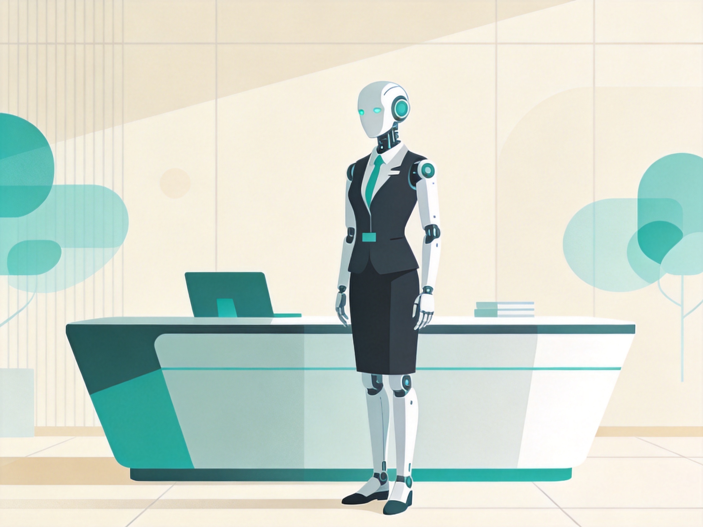 AI Receptionist — AI illustration