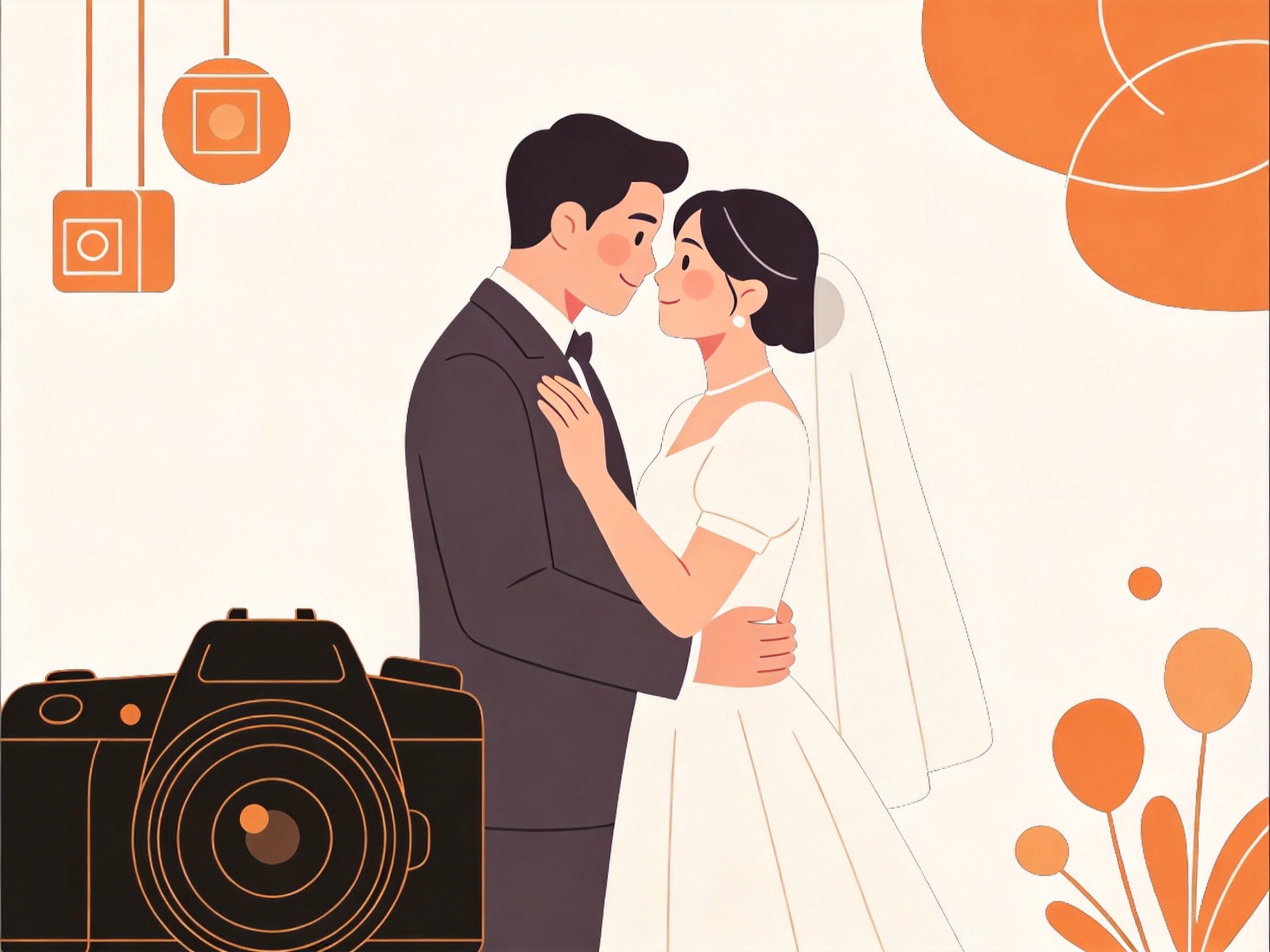 Hochzeitsfotograf — AI illustration