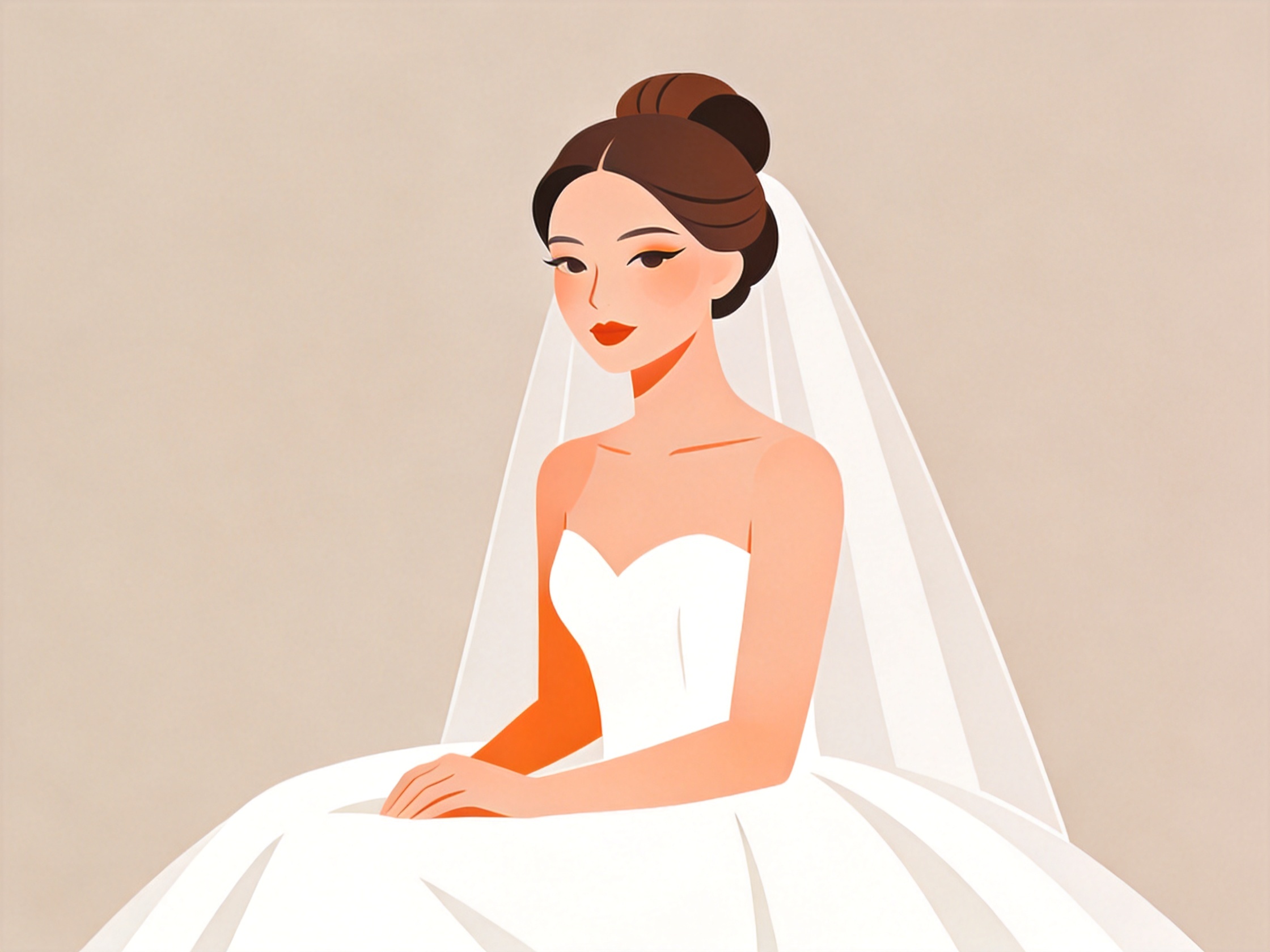 Brautstyling — AI illustration