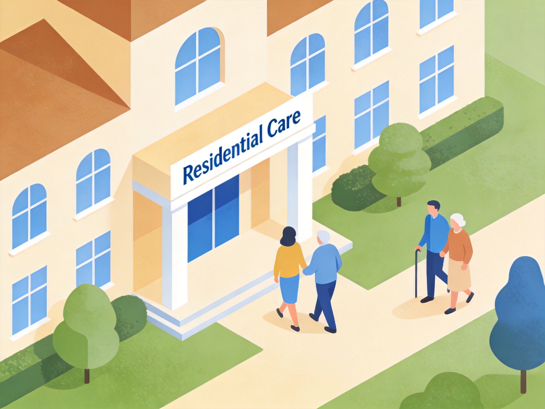 Residential Care — AI illustration