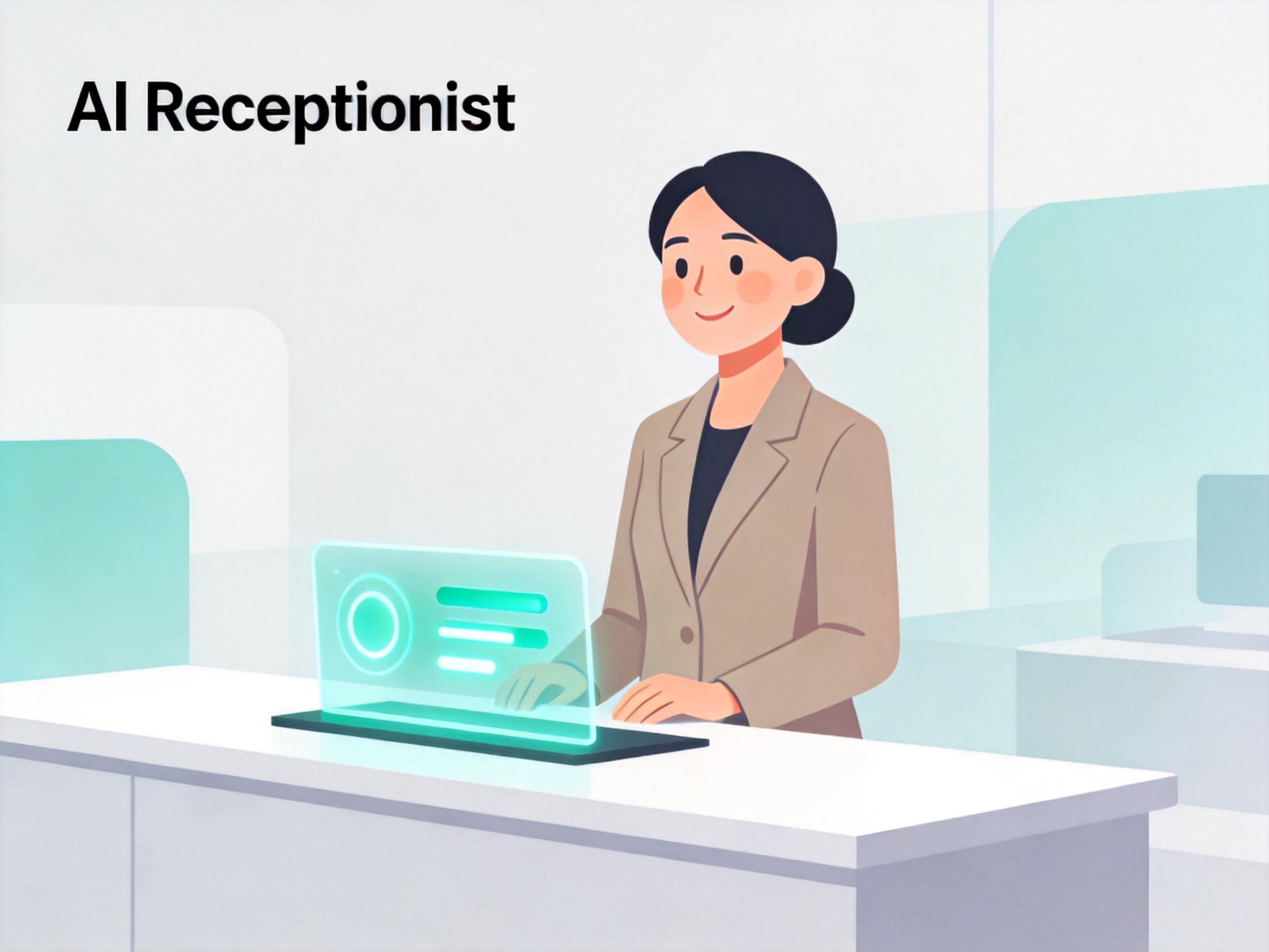 AI Receptionist — AI illustration