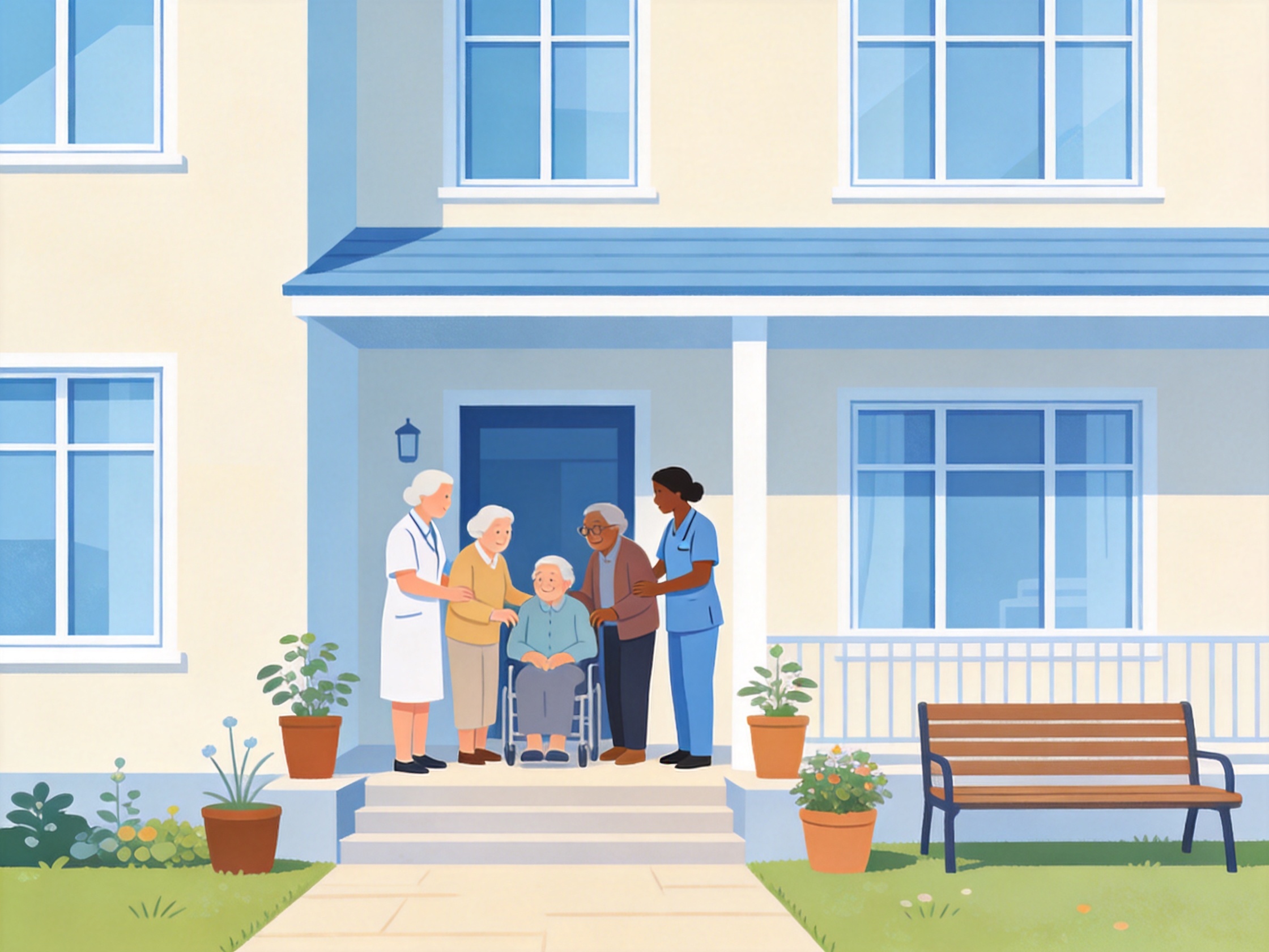 Residential Care — AI illustration