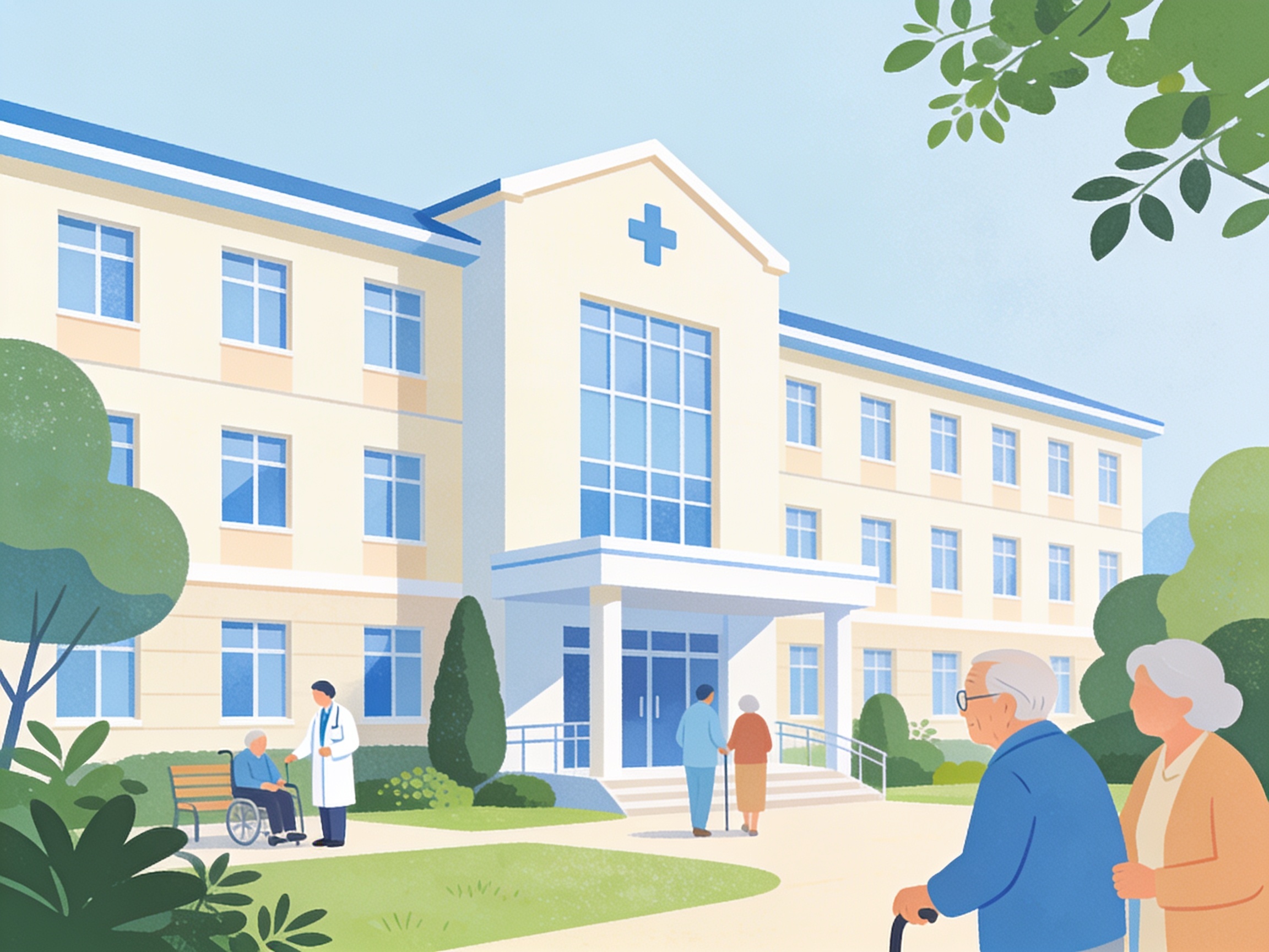 Nursing Home — AI illustration
