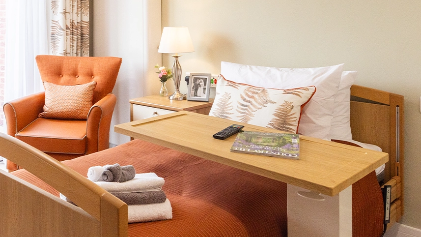 Somerset House Care &amp; Nursing home bedroom