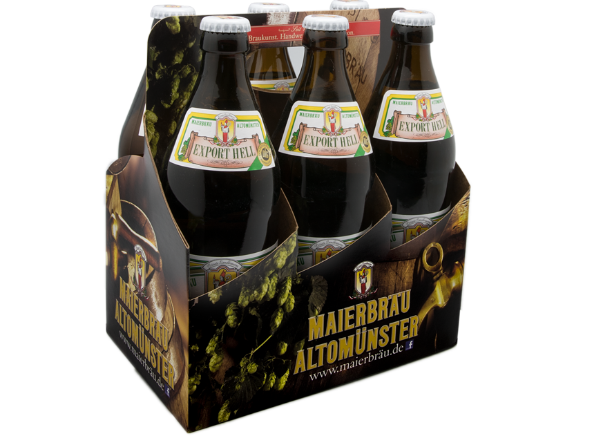 Biere, Export Helles, Sixpack, Maierbräu Altomünster