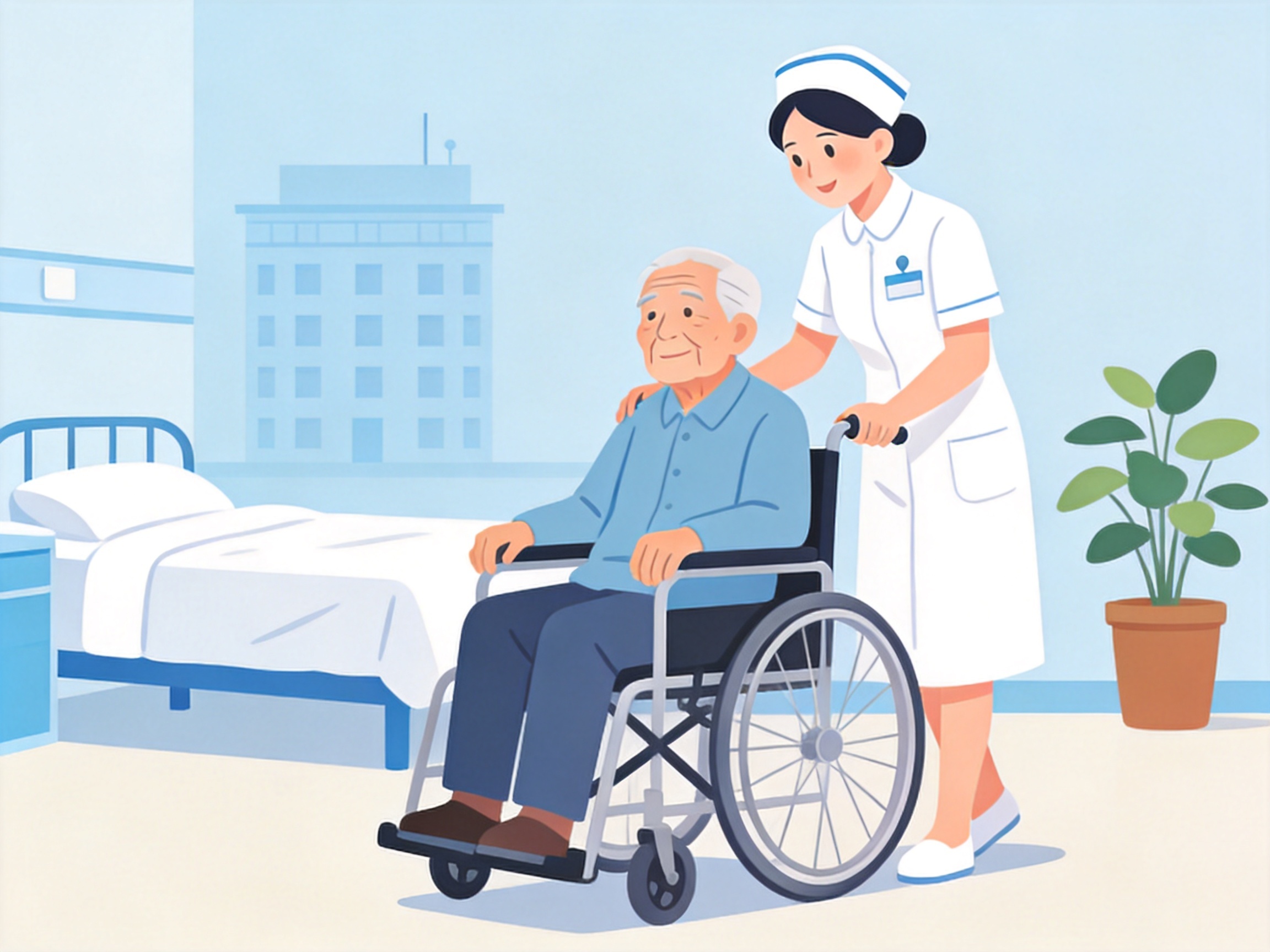 Nursing Care — AI illustration